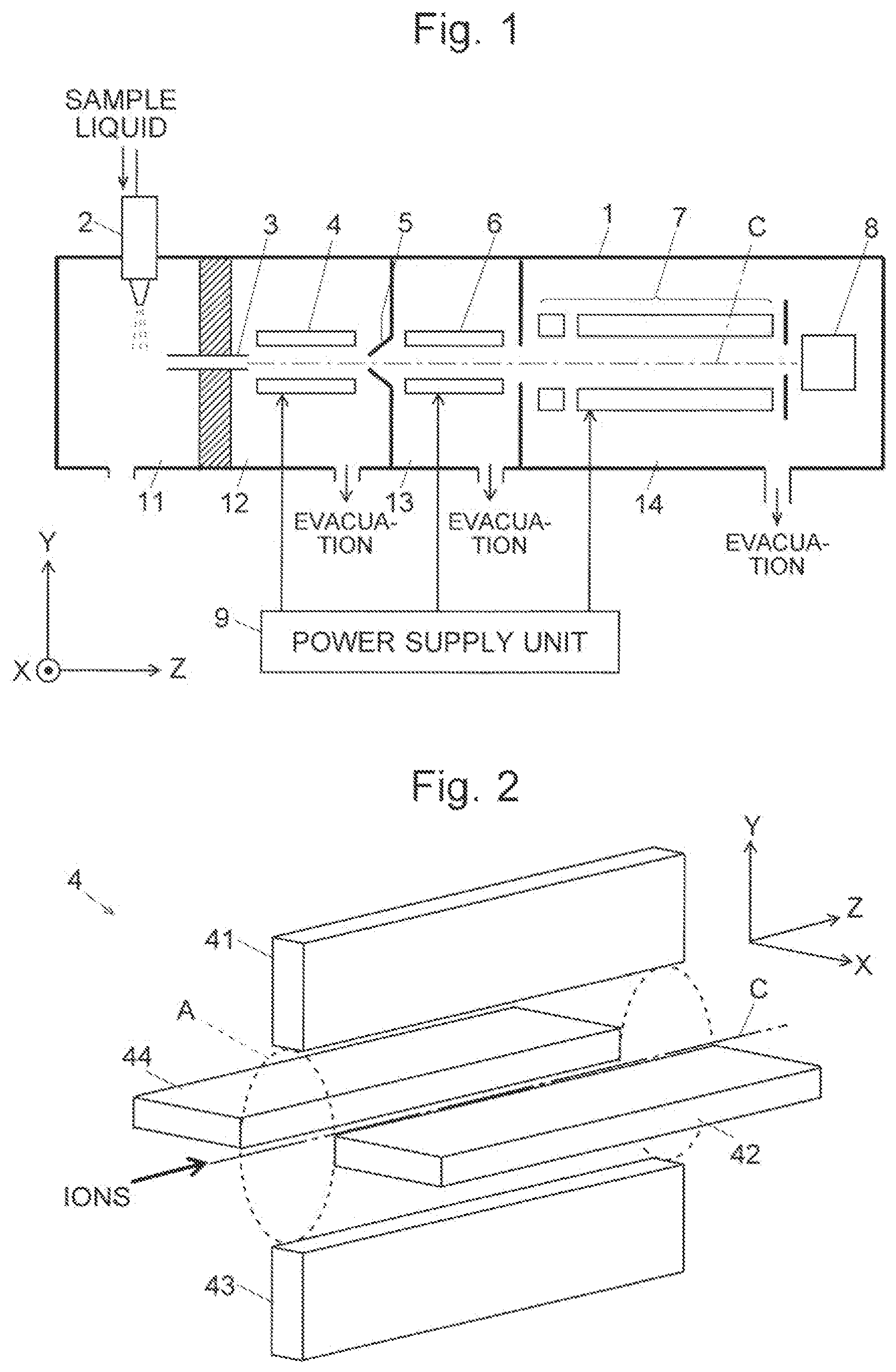 Patent US12100582 Figure 1 – Ion analyzer