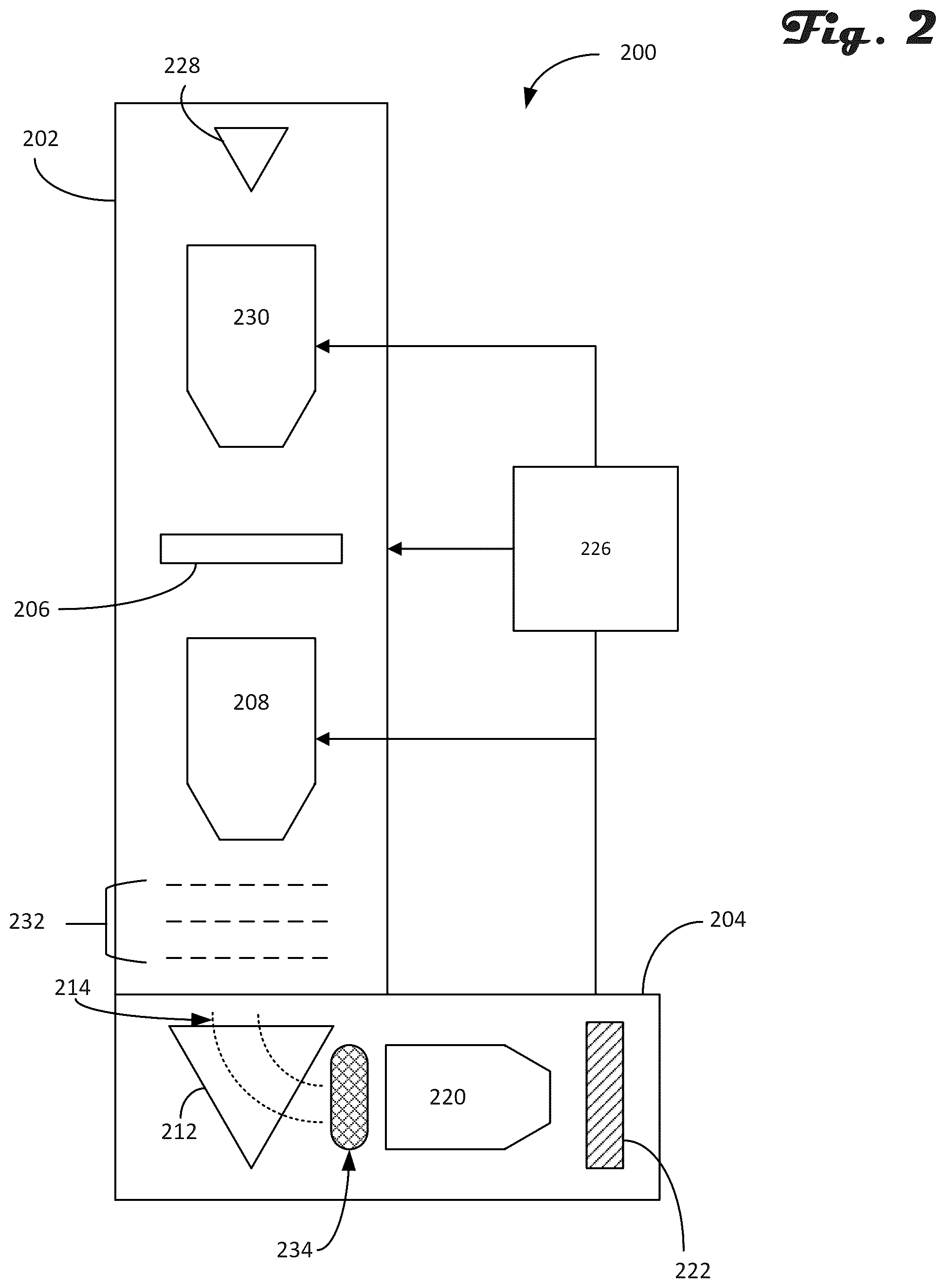Patent US12100585 Figure 2 – Energy spectrometer with dynamic focus