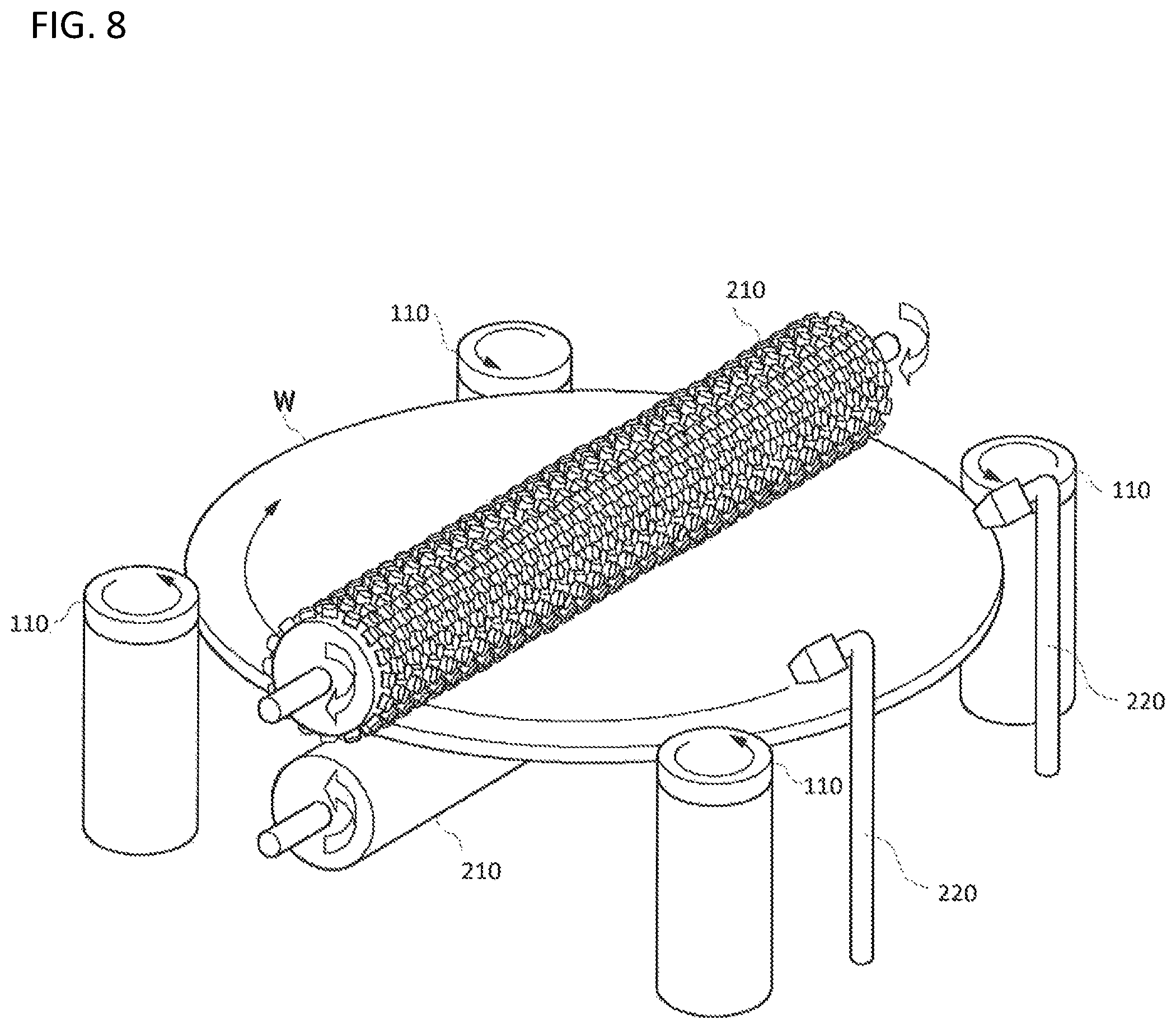 Patent US12100587 Figure 8 – Substrate cleaning apparatus and cleaning method of substrate
