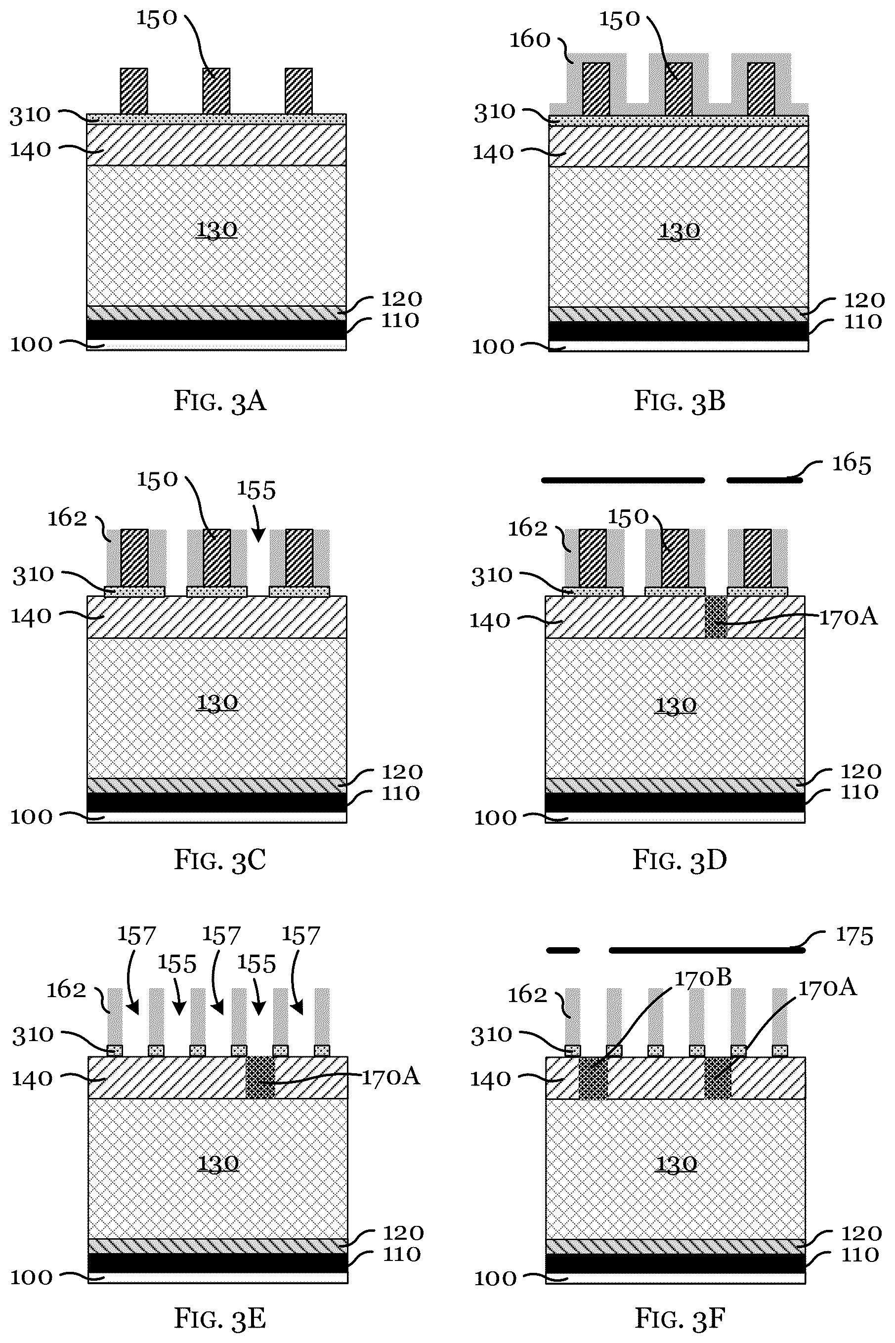 Patent US12100591 Figure 5 – Photoactive metal-based hard mask integration