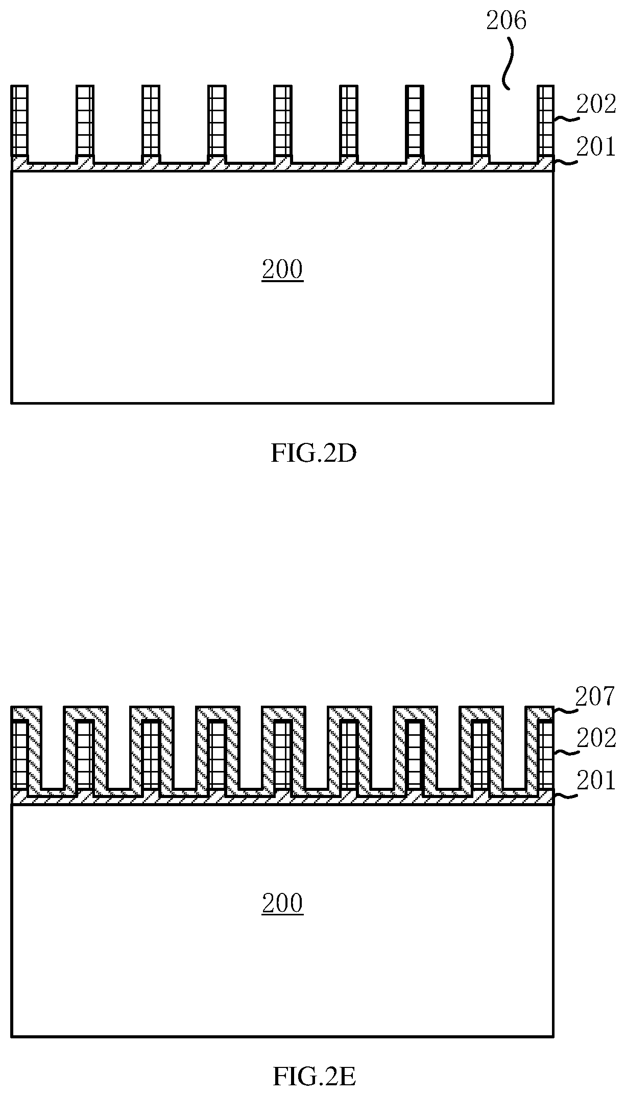 Patent US12100593 Figure 3 – Method for forming self-aligned double pattern and semiconductor structures