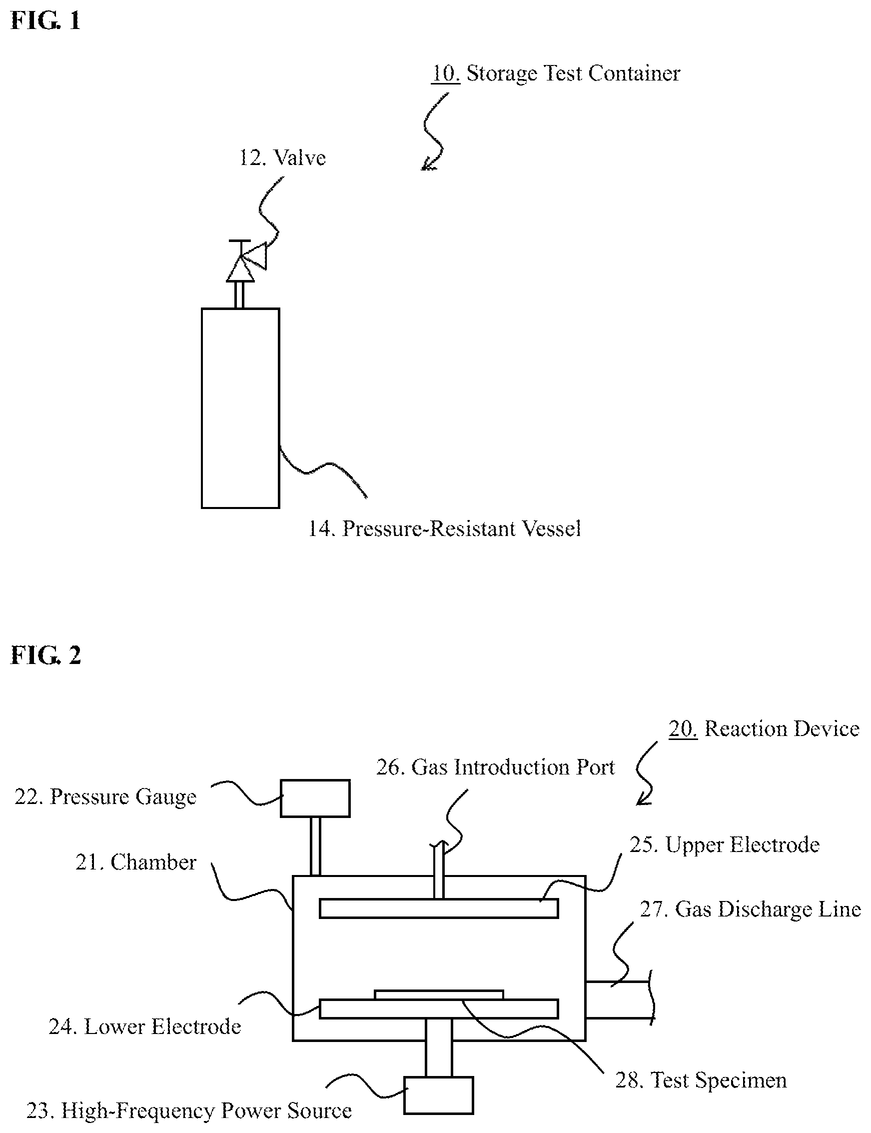 Patent US12100600 Figure 1 – Dry etching method, and dry etching agent and storage container therefor