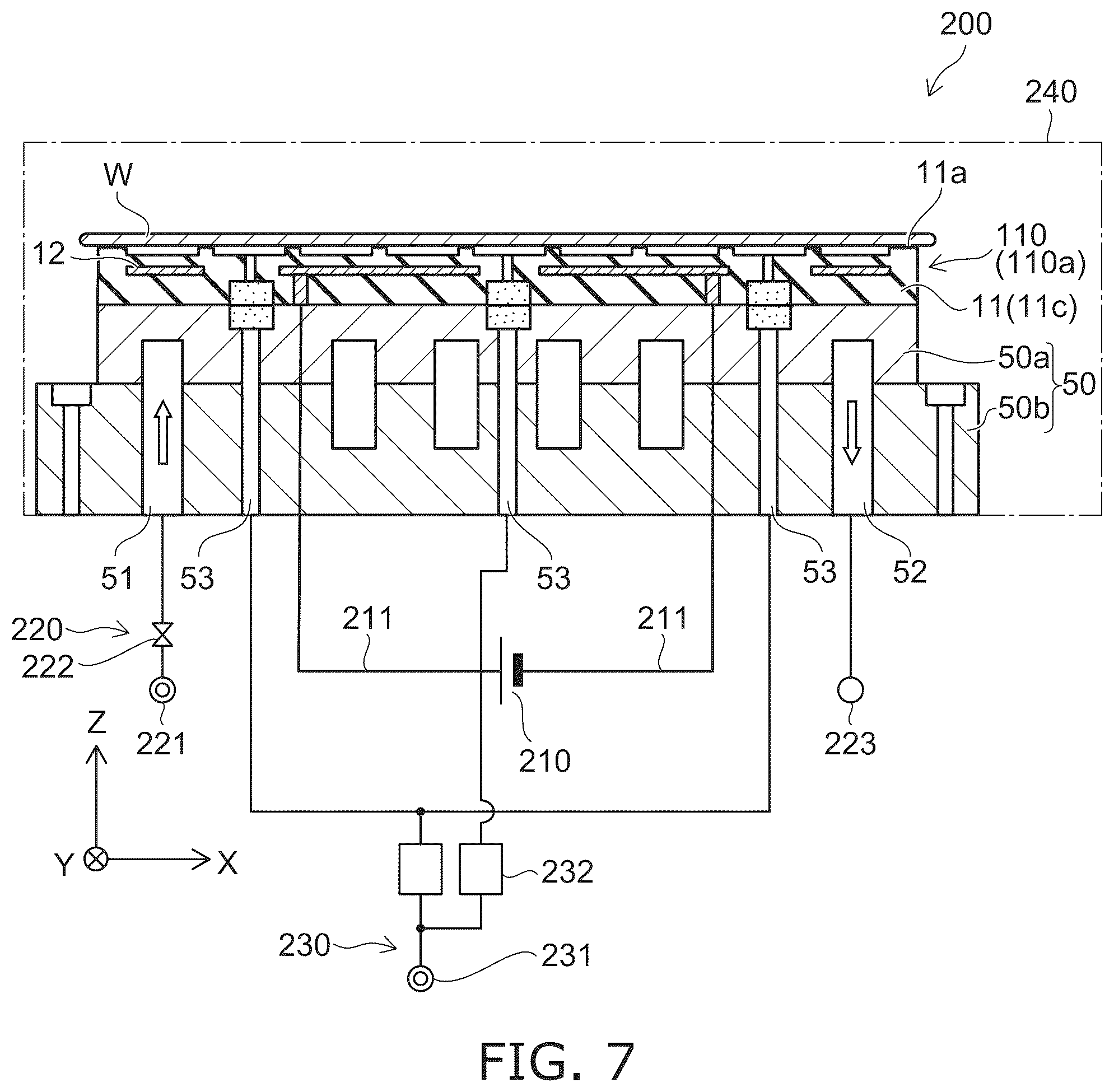 Patent US12100610 Figure 6 – Electrostatic chuck and processing apparatus
