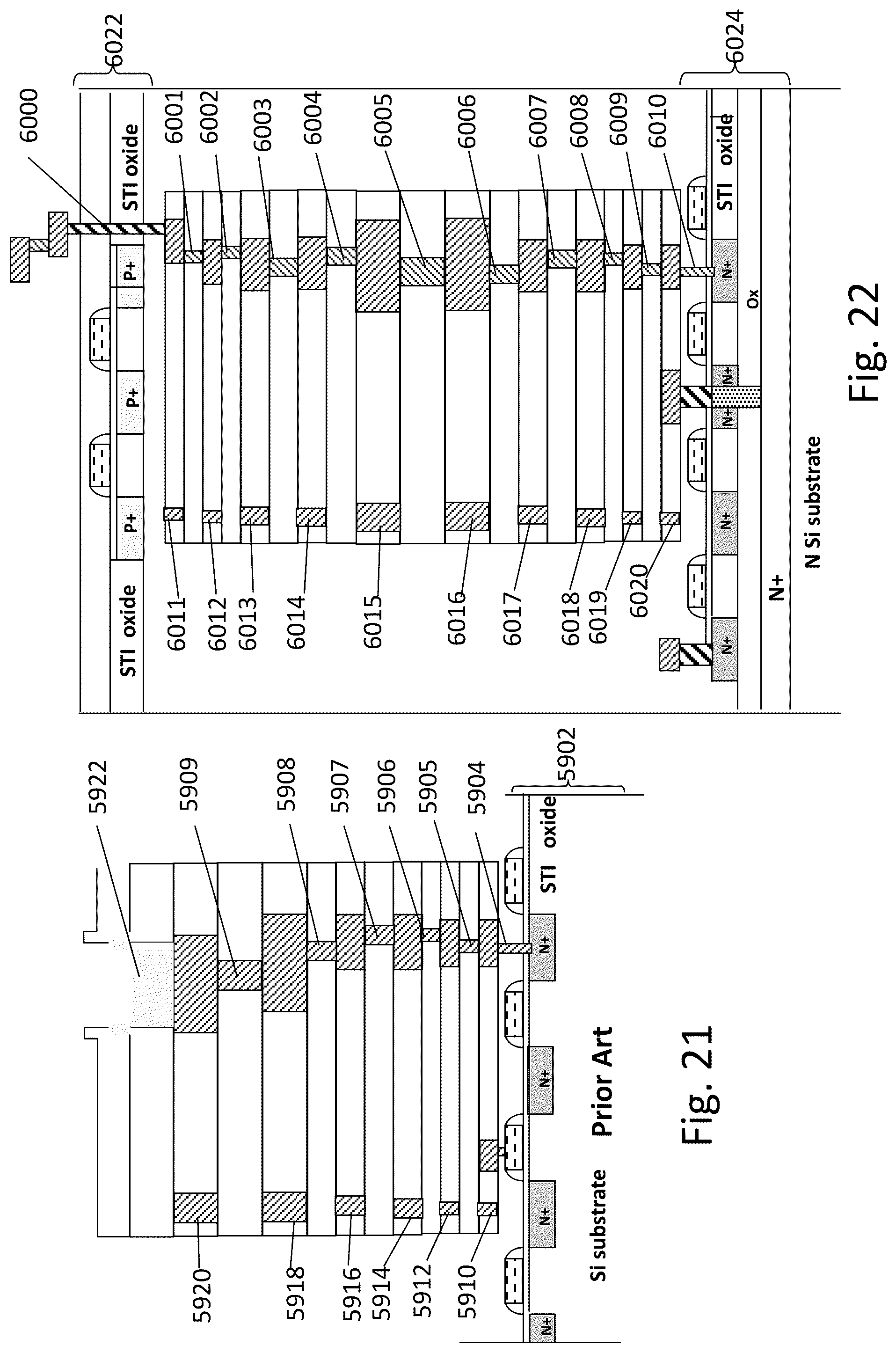 Patent US12100611 Figure 18 – Methods for producing a 3D semiconductor device and structure with memory cells and multiple metal layers
