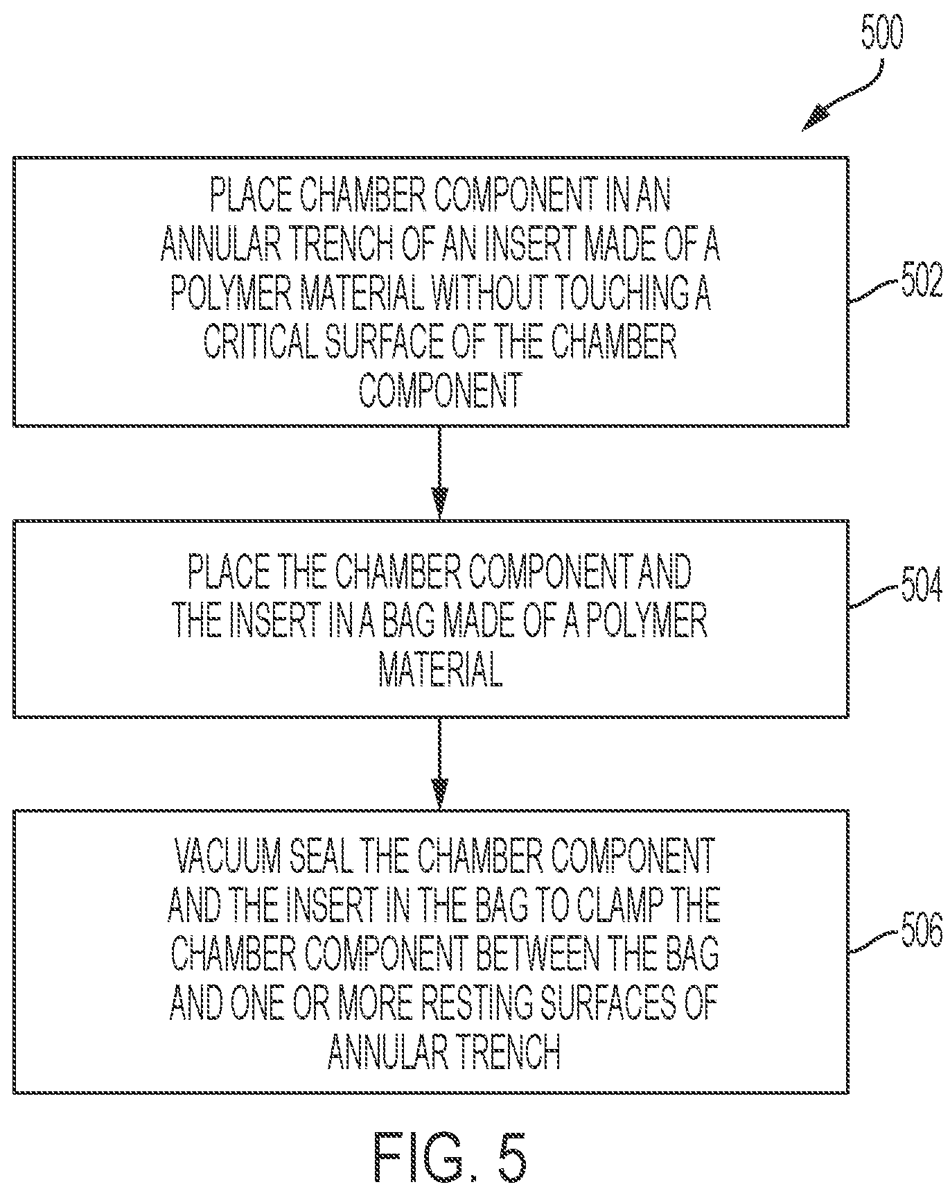 Patent US12100613 Figure 3 – Minimal contact packaging for process chamber components