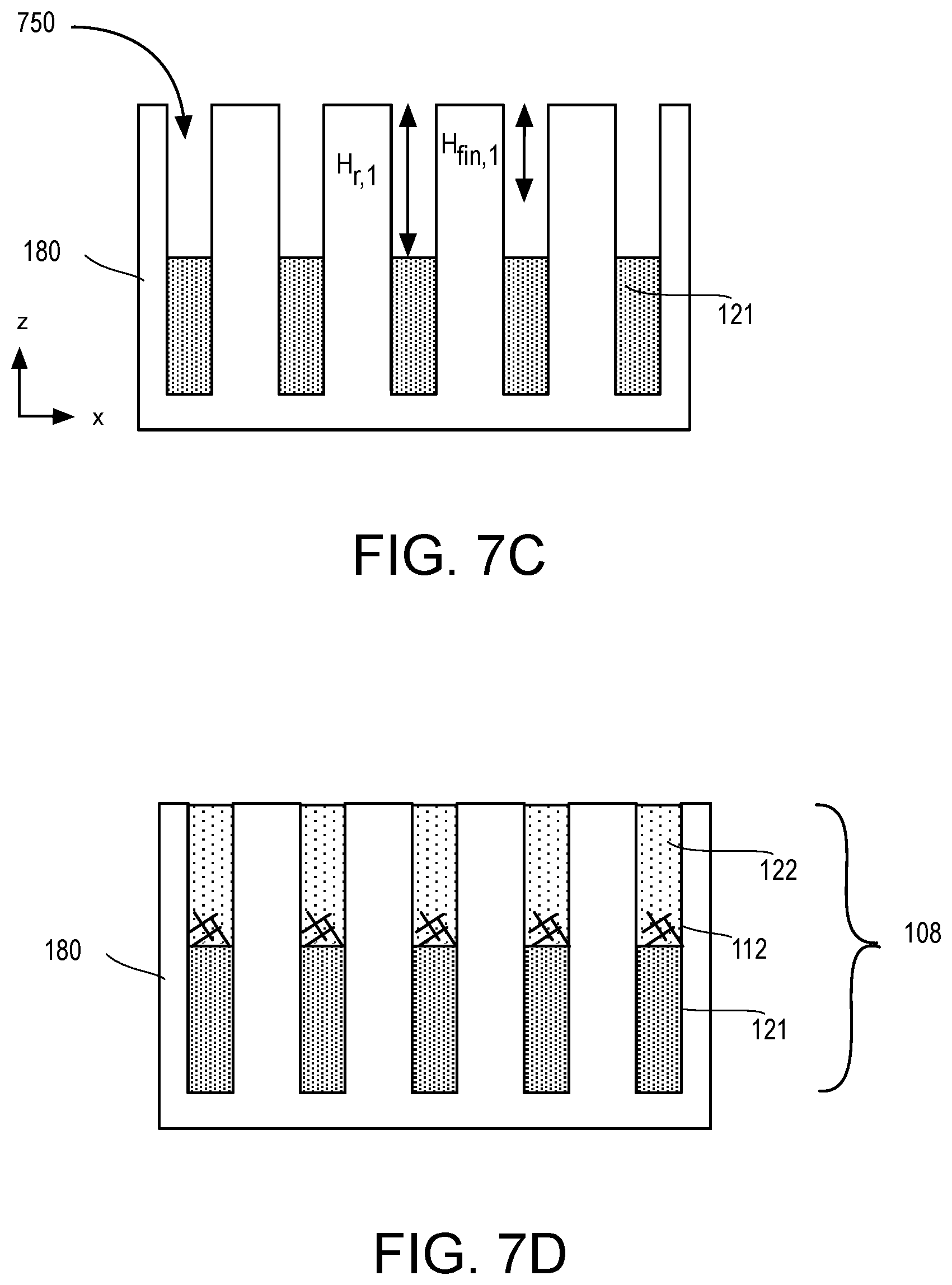 Patent US12100623 Figure 14 – Vertically stacked finFETs and shared gate patterning