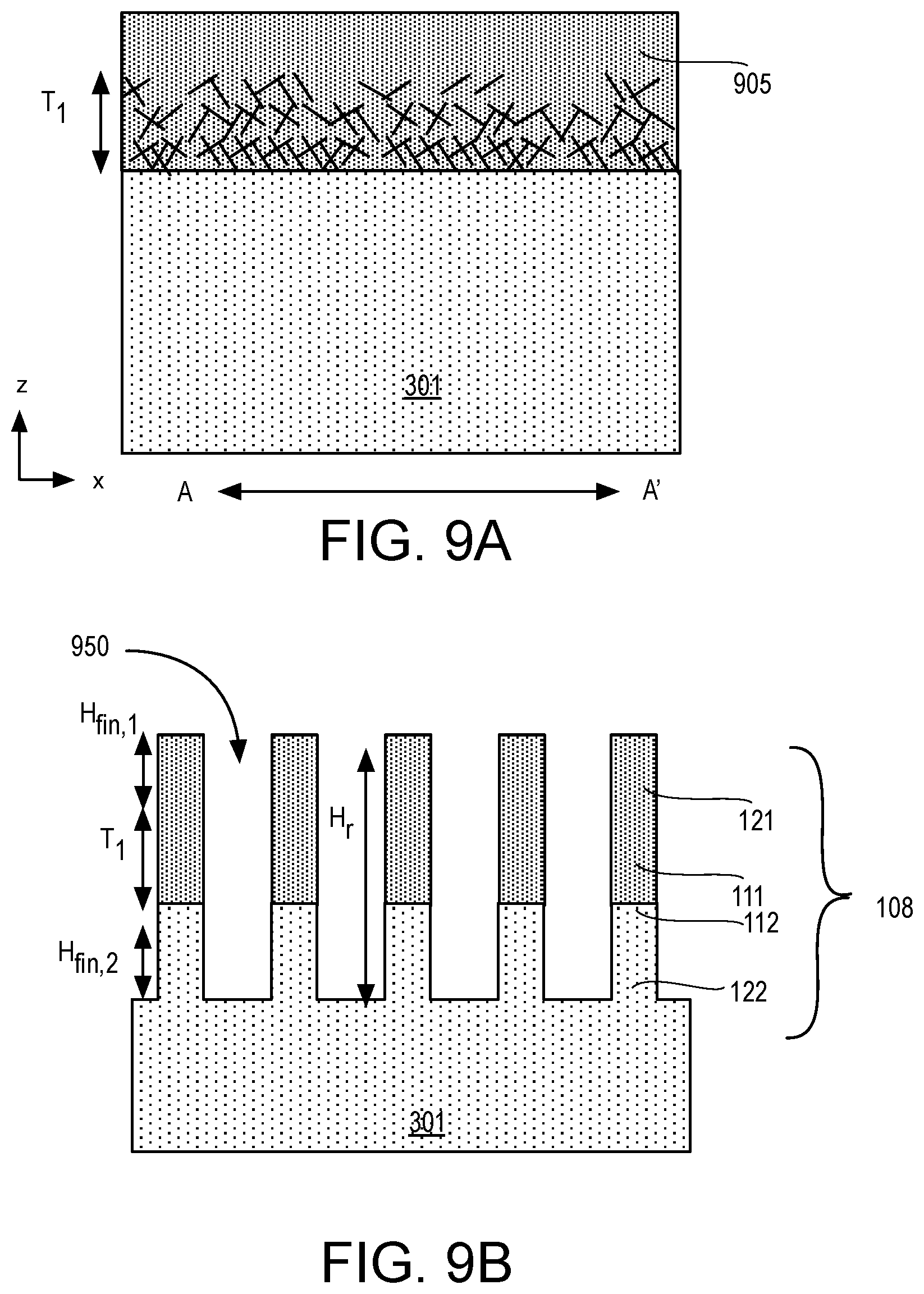 Patent US12100623 Figure 17 – Vertically stacked finFETs and shared gate patterning