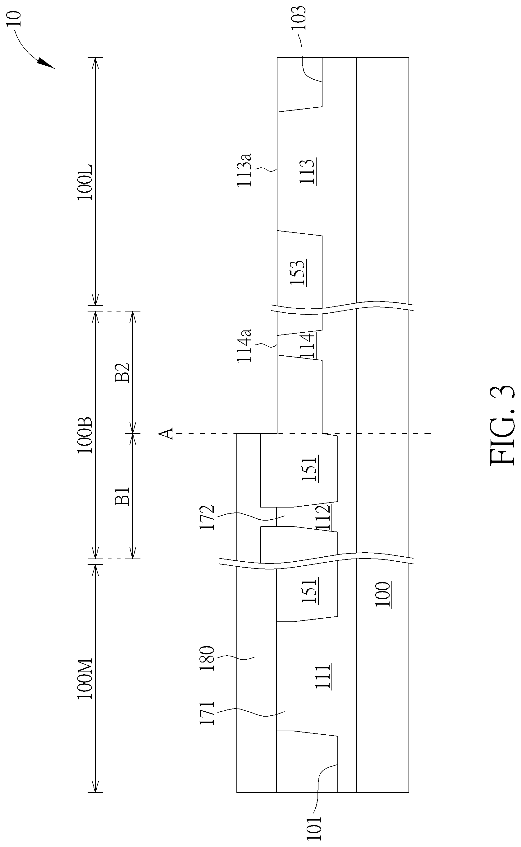 Patent US12100624 Figure 3 – Semiconductor device and method of fabricating the same
