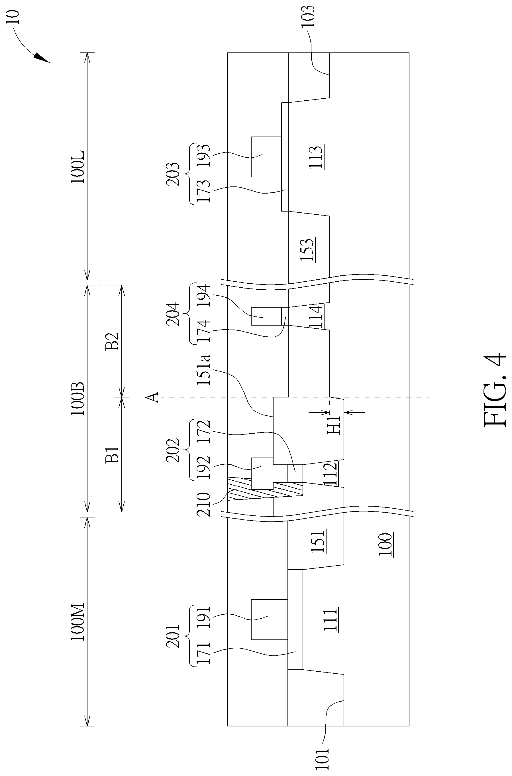 Patent US12100624 Figure 4 – Semiconductor device and method of fabricating the same