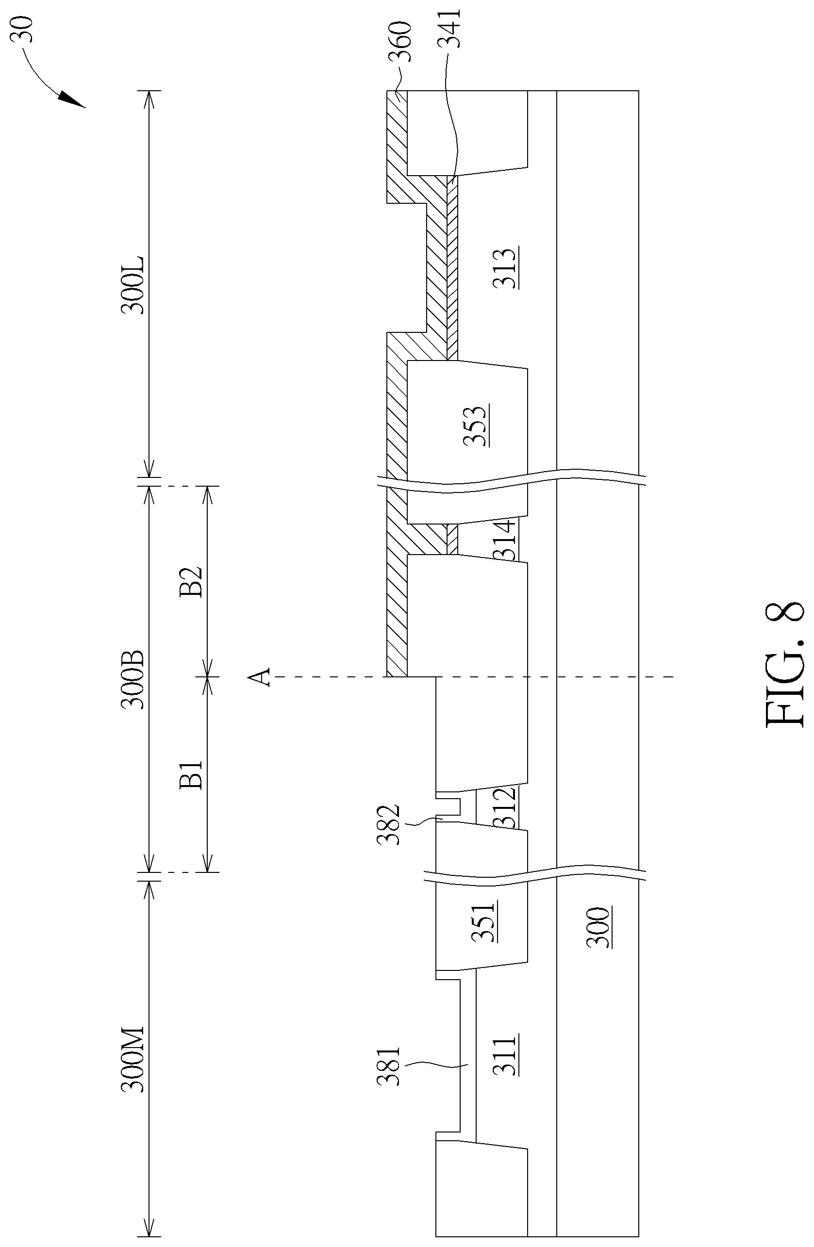 Patent US12100624 Figure 8 – Semiconductor device and method of fabricating the same