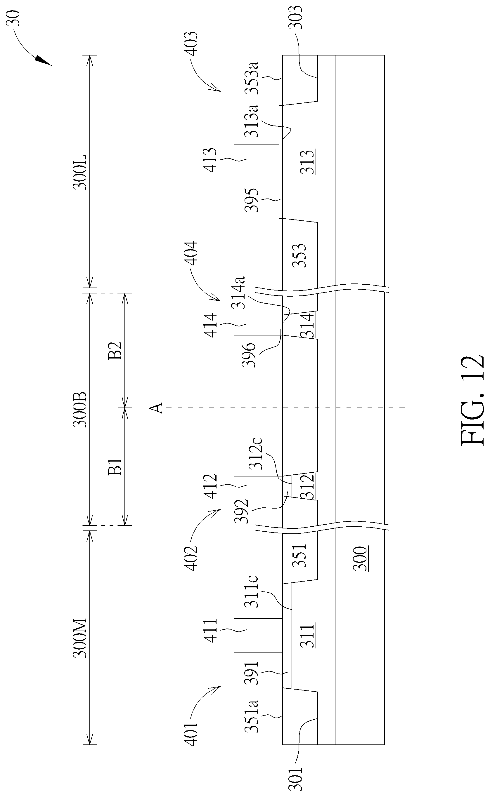 Patent US12100624 Figure 12 – Semiconductor device and method of fabricating the same