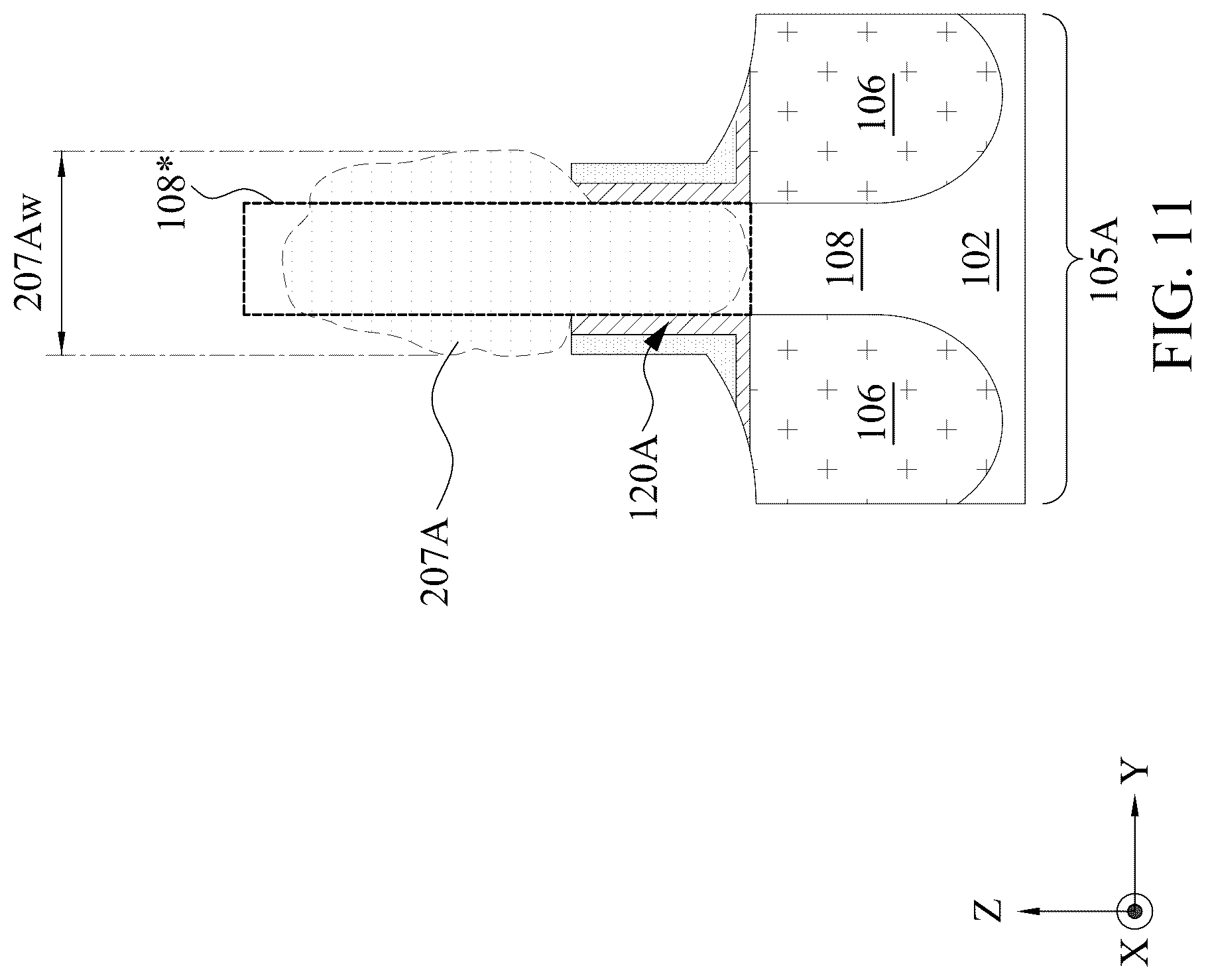 Patent US12100626 Figure 11 – Source/drain epitaxial structures for semiconductor devices