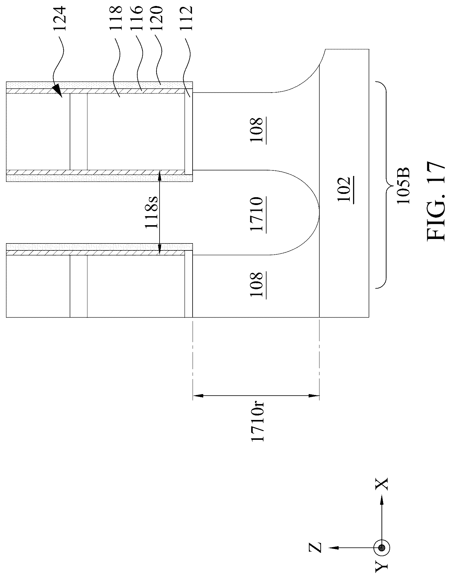 Patent US12100626 Figure 17 – Source/drain epitaxial structures for semiconductor devices