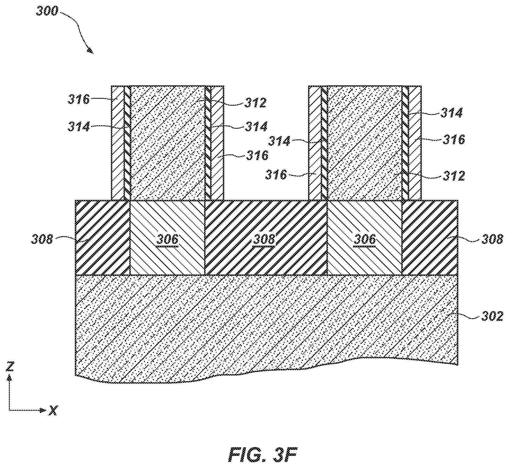 Patent US12100629 Figure 8 – Methods of forming transistors and methods of forming devices comprising transistors
