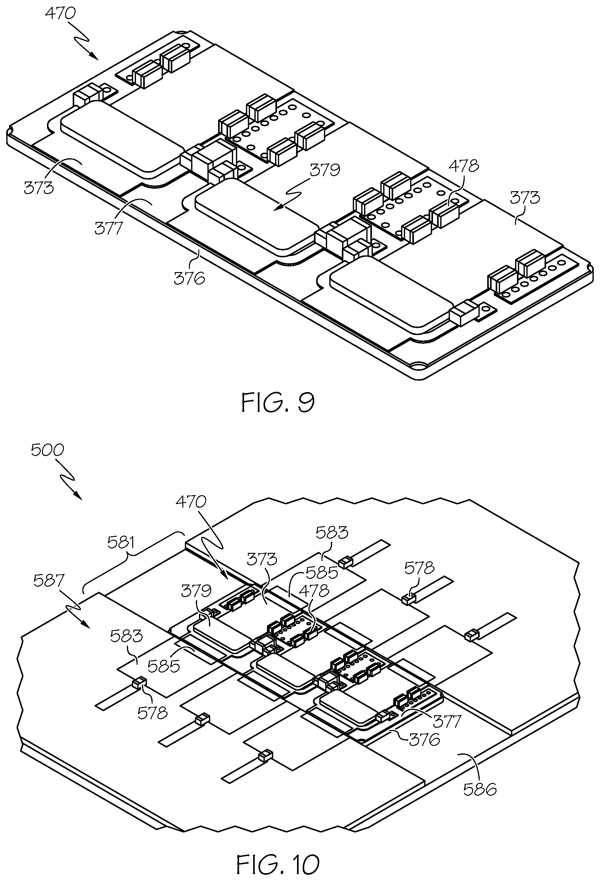 Patent US12100630 Figure 7 – Packaged RF power device with PCB routing outside protective member
