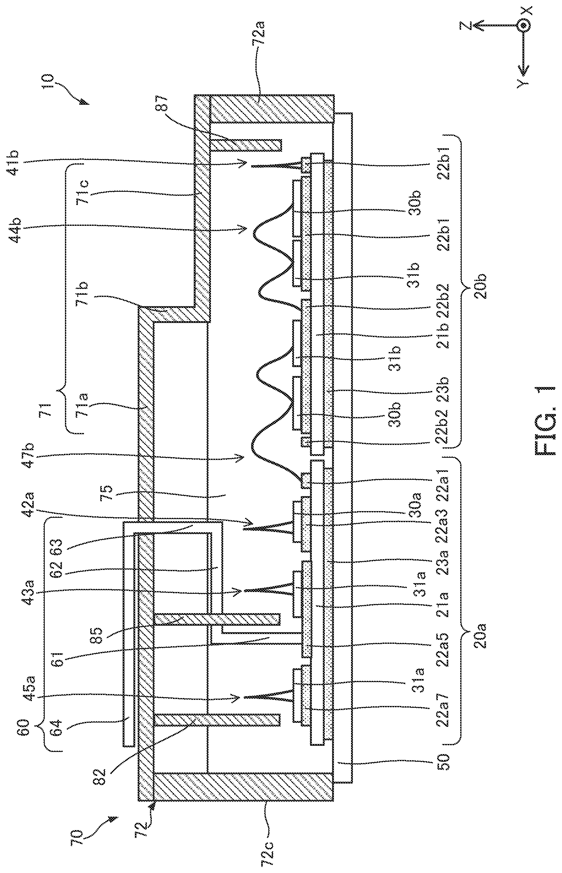 Patent US12100631 Figure 1 – Semiconductor device