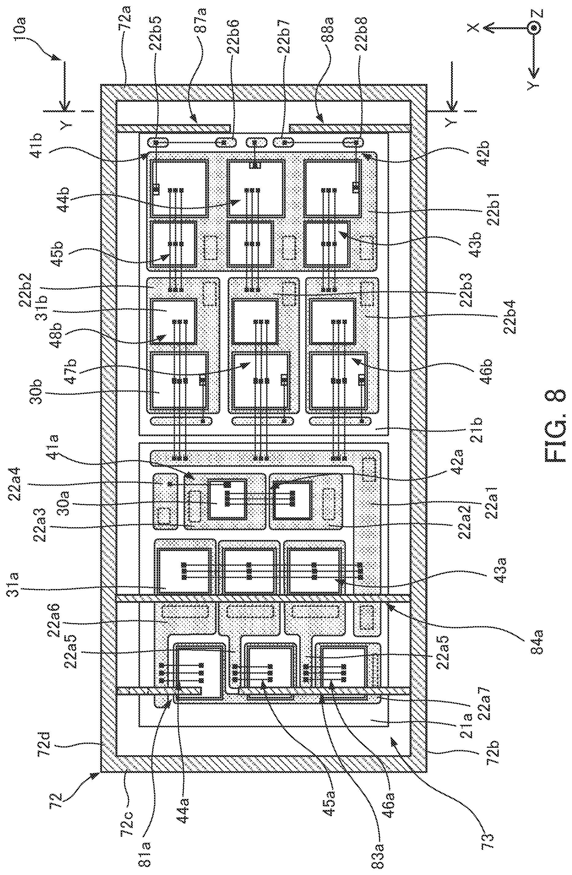 Patent US12100631 Figure 8 – Semiconductor device