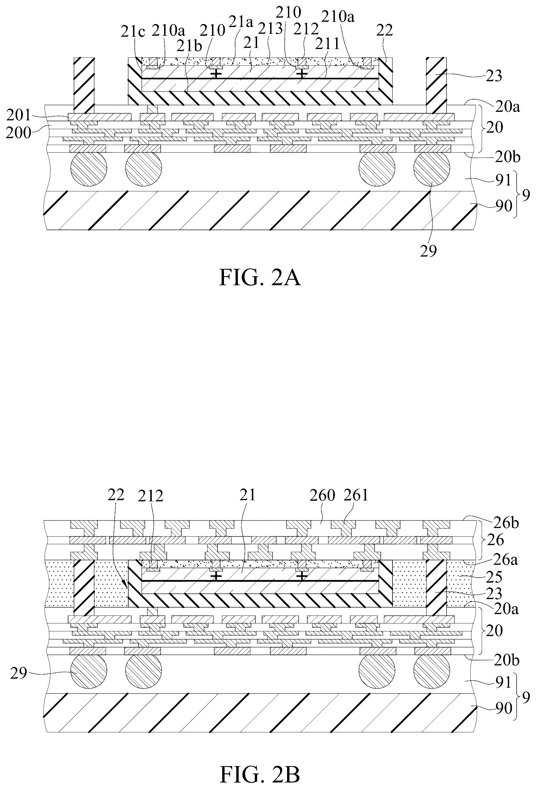 Patent US12100633 Figure 2 – Electronic package comprising wire inside an electronic component