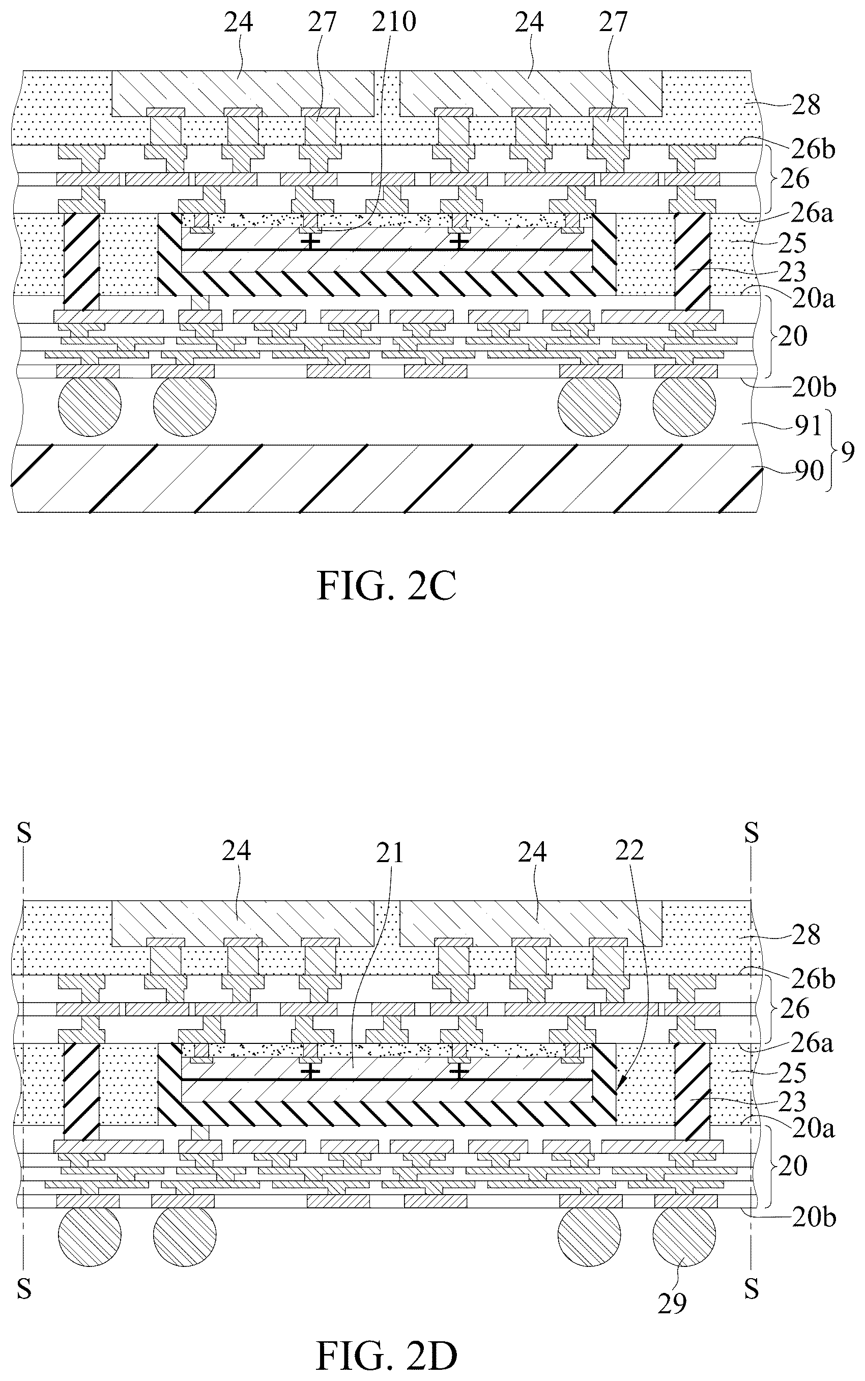 Patent US12100633 Figure 3 – Electronic package comprising wire inside an electronic component