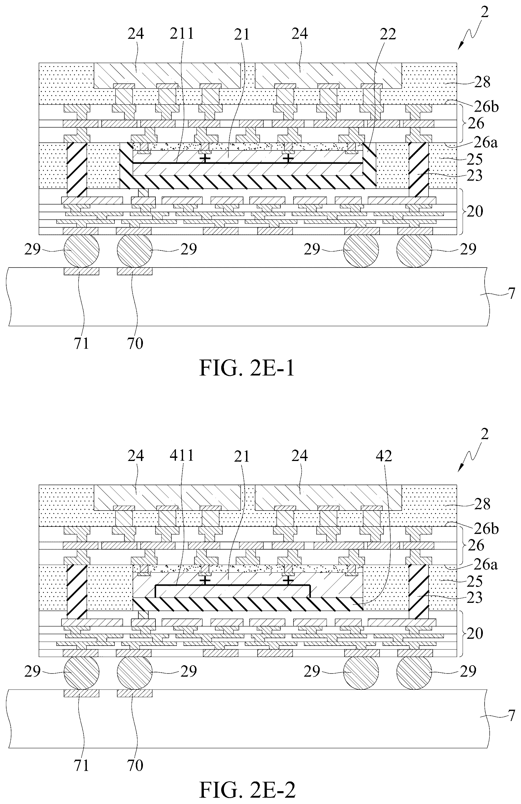 Patent US12100633 Figure 4 – Electronic package comprising wire inside an electronic component