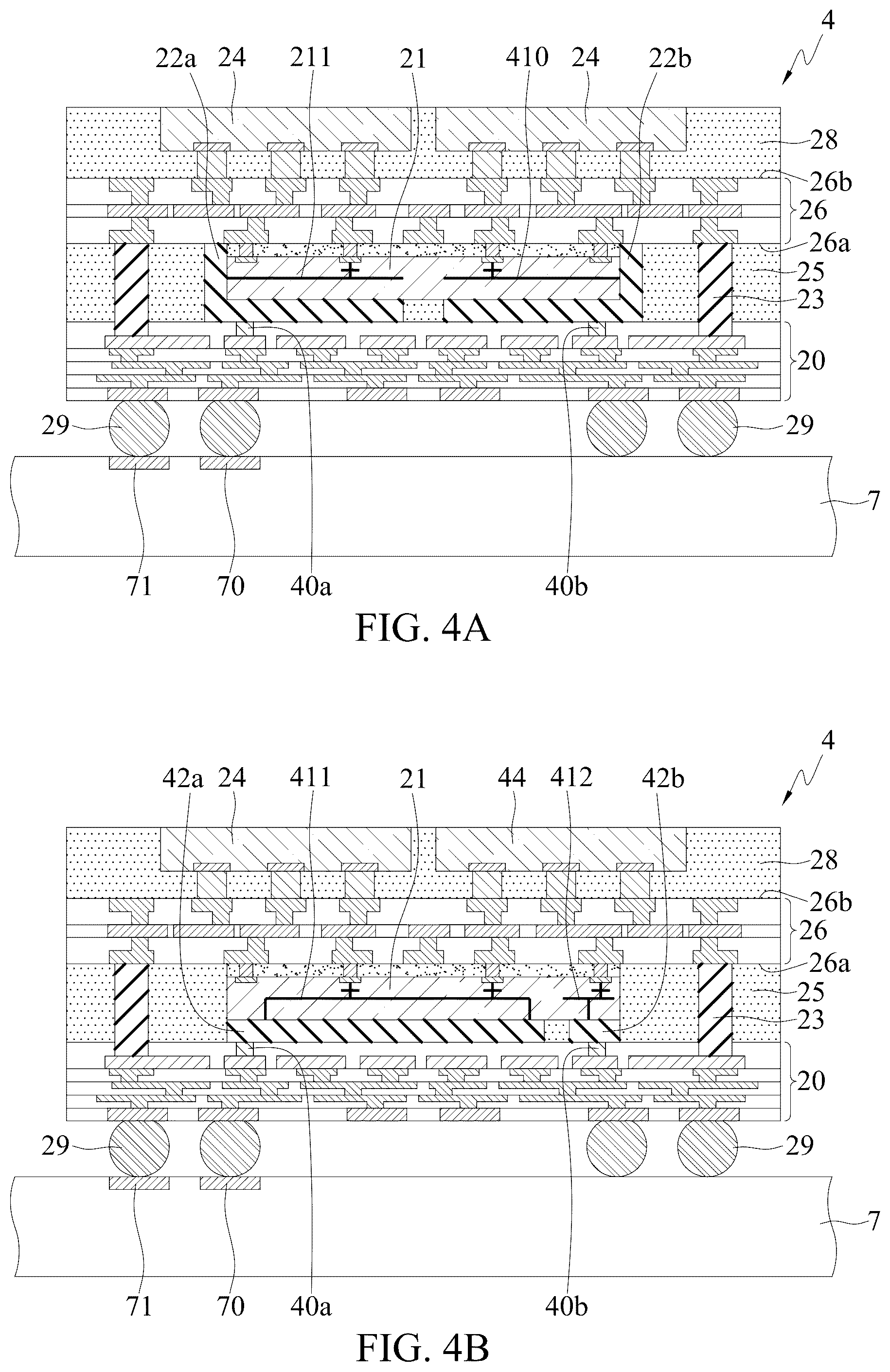 Patent US12100633 Figure 8 – Electronic package comprising wire inside an electronic component
