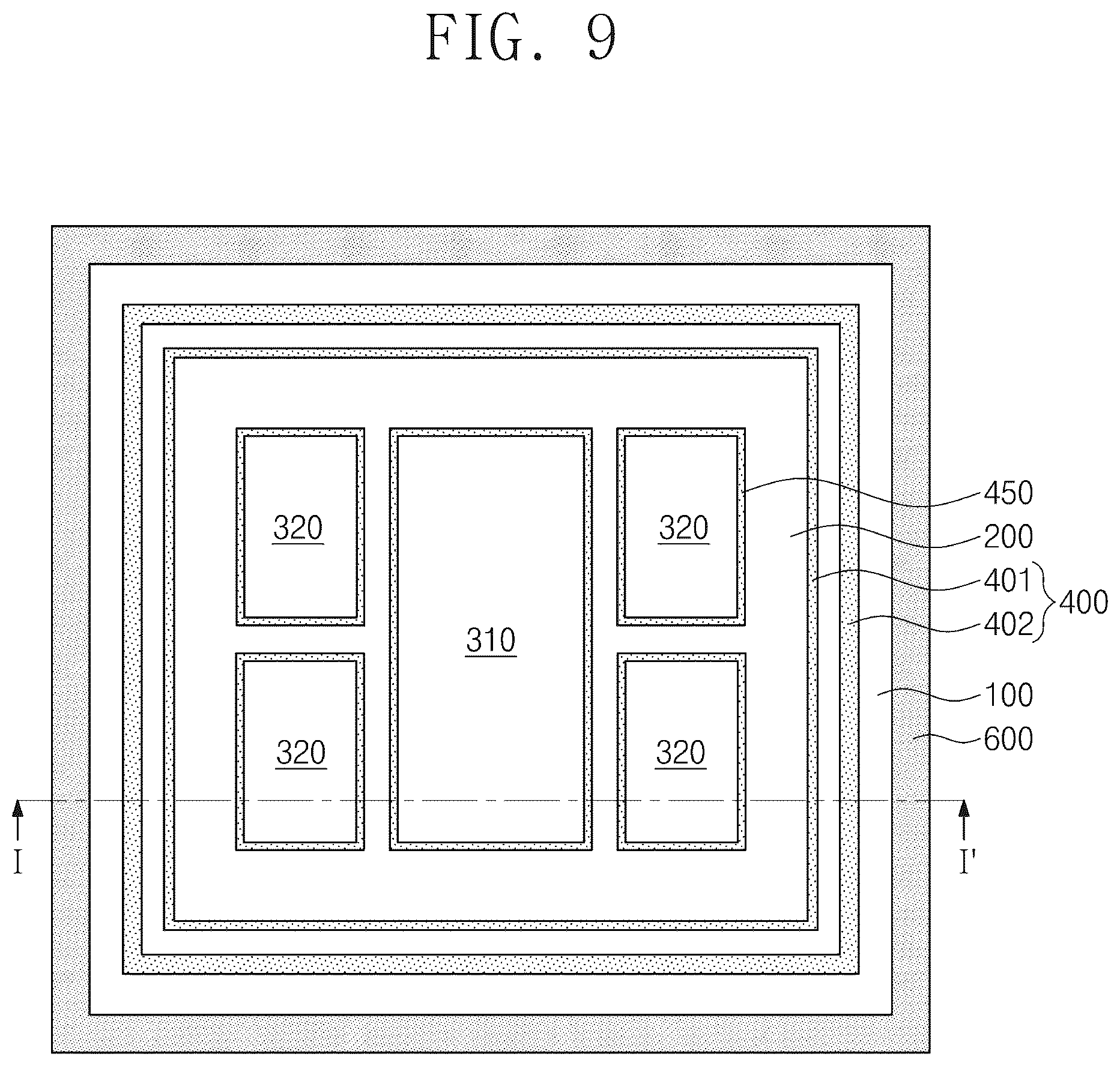 Patent US12100635 Figure 8 – Semiconductor package and method of fabricating the same