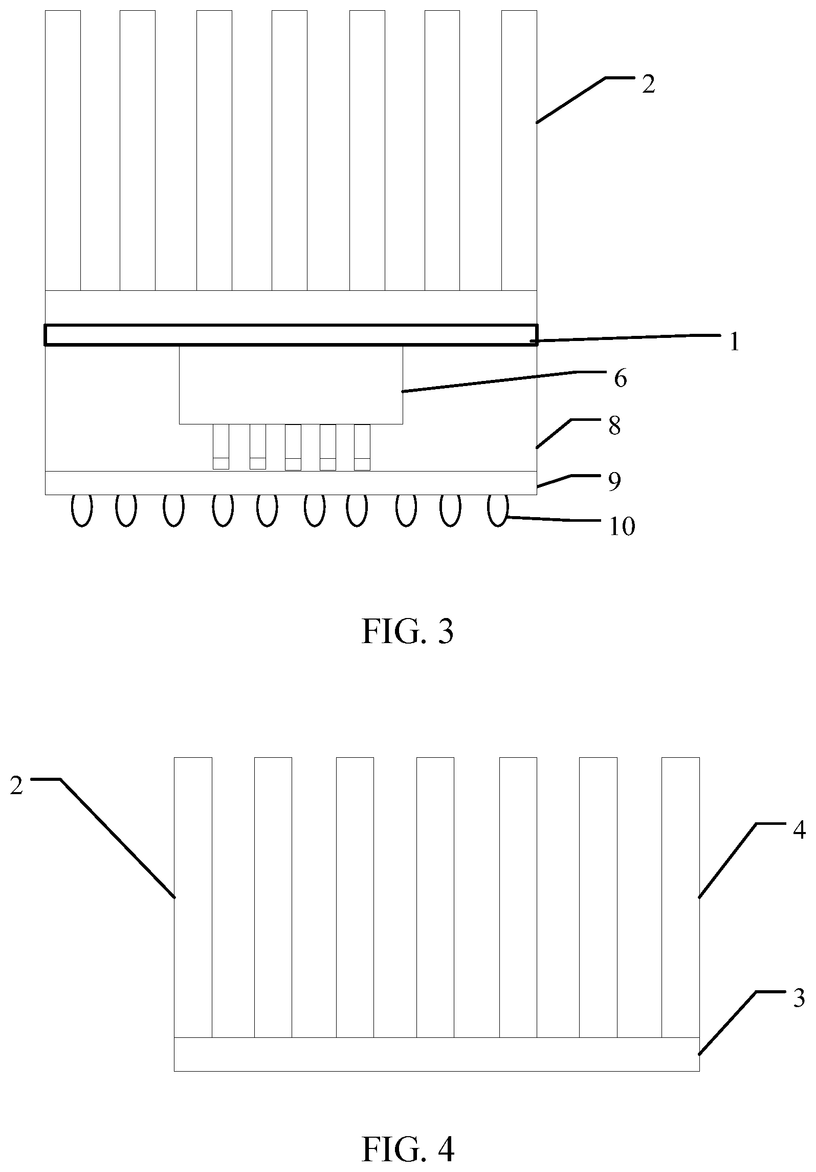 Patent US12100636 Figure 2 – Chip heat dissipating structure, chip structure, circuit board and supercomputing device