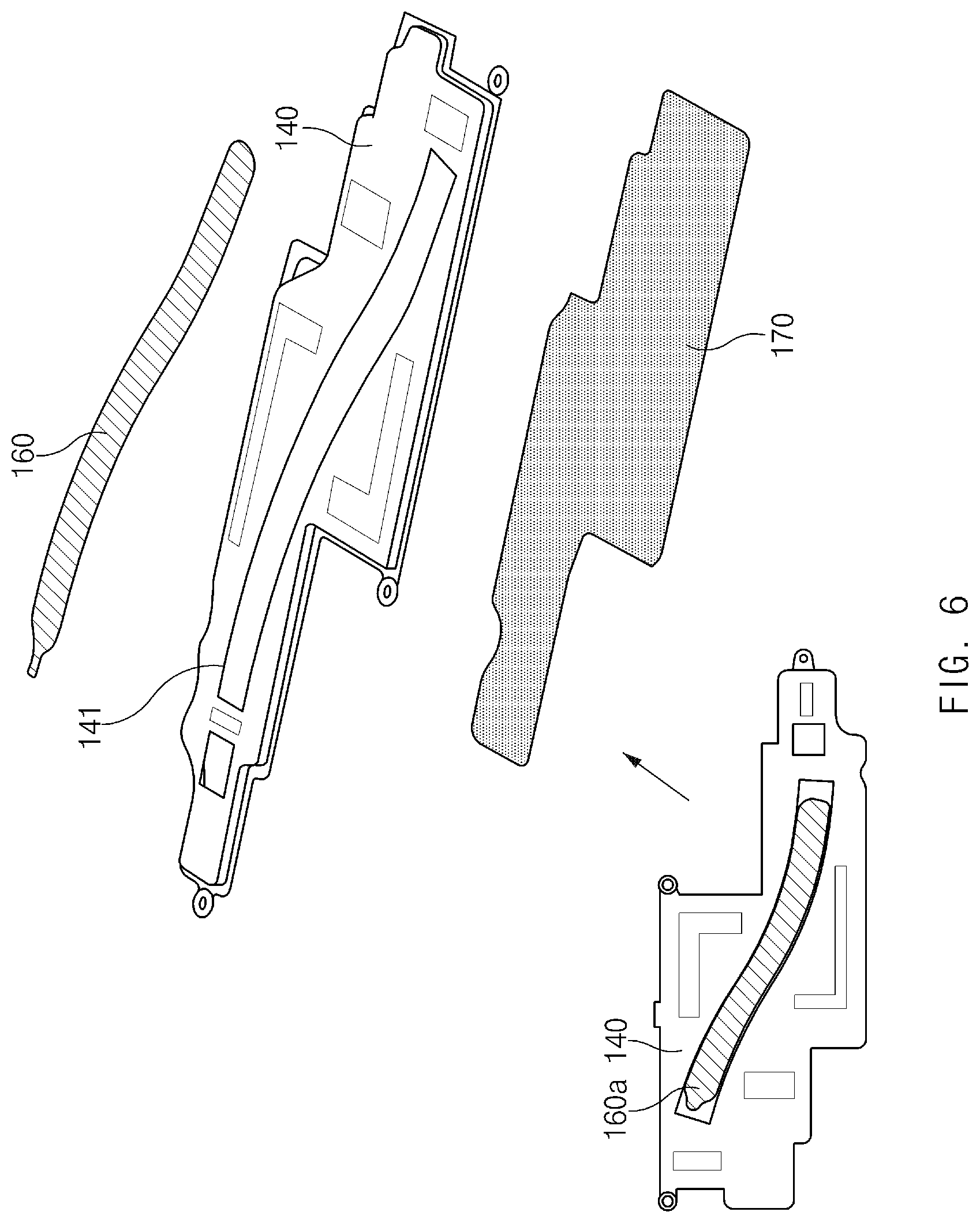 Patent US12100637 Figure 6 – Electronic device including cooling structure