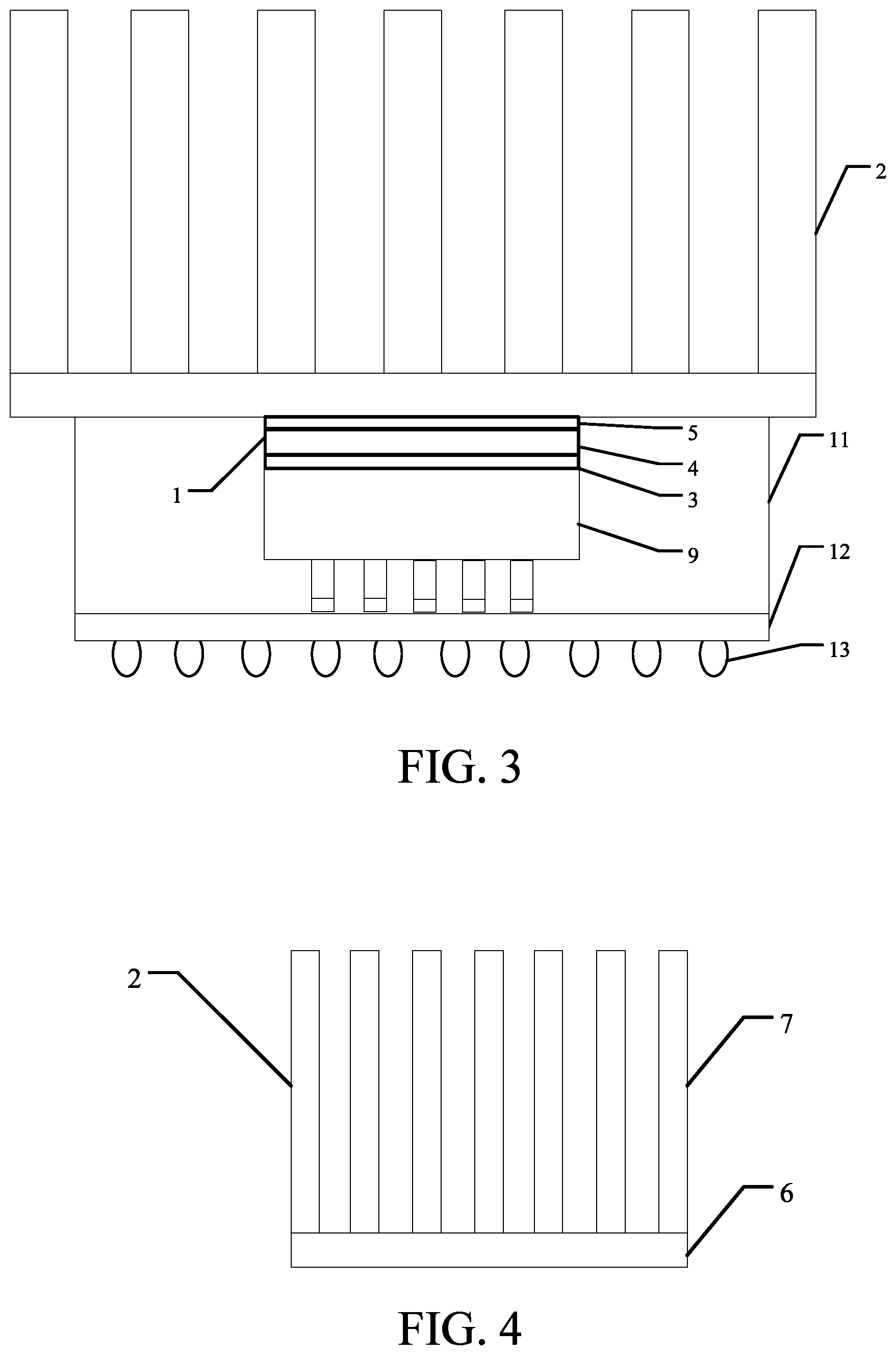 Patent US12100639 Figure 2 – Chip heat dissipation structure, chip structure, circuit board and supercomputing device
