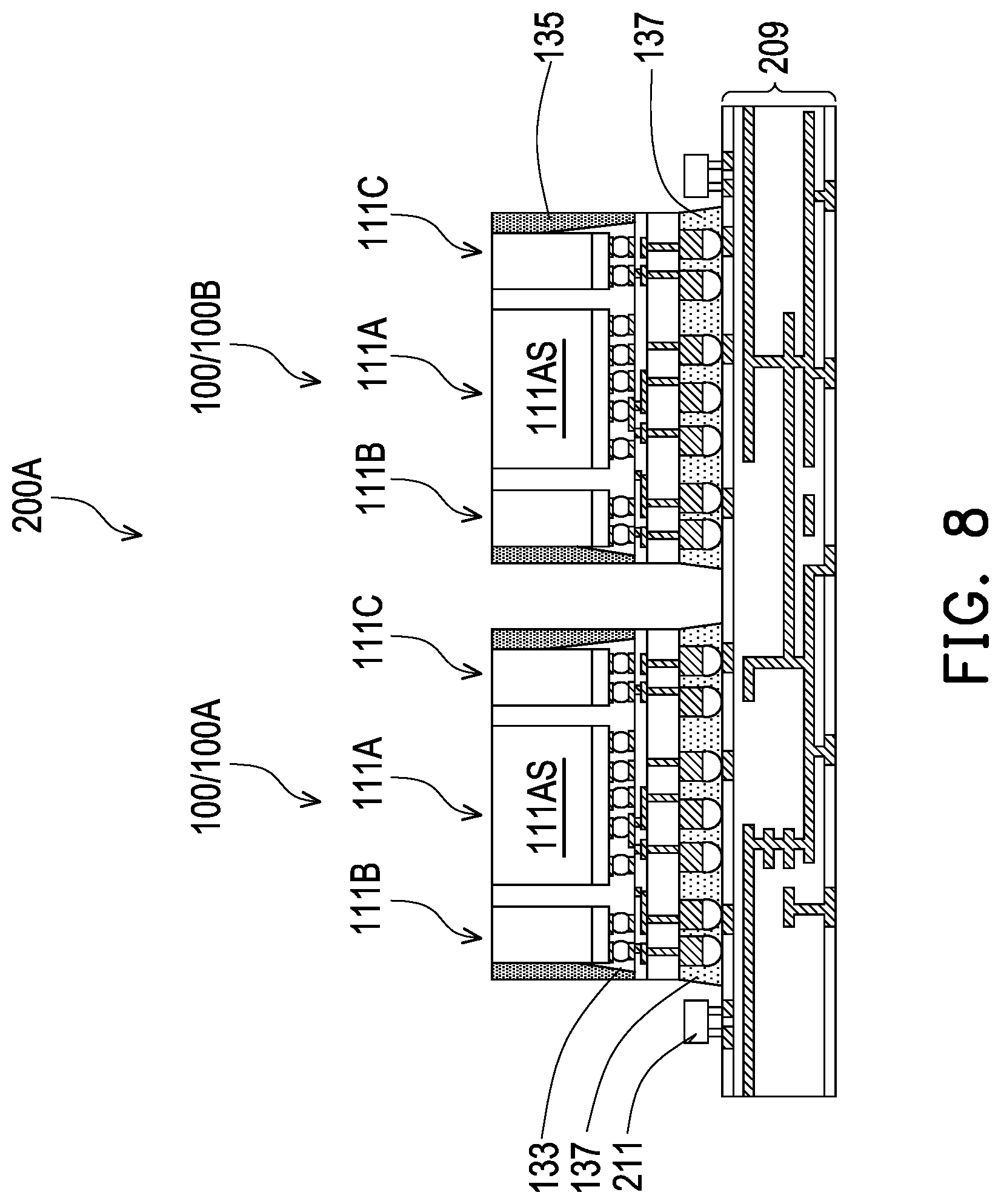 Patent US12100640 Figure 9 – High efficiency heat dissipation using thermal interface material film