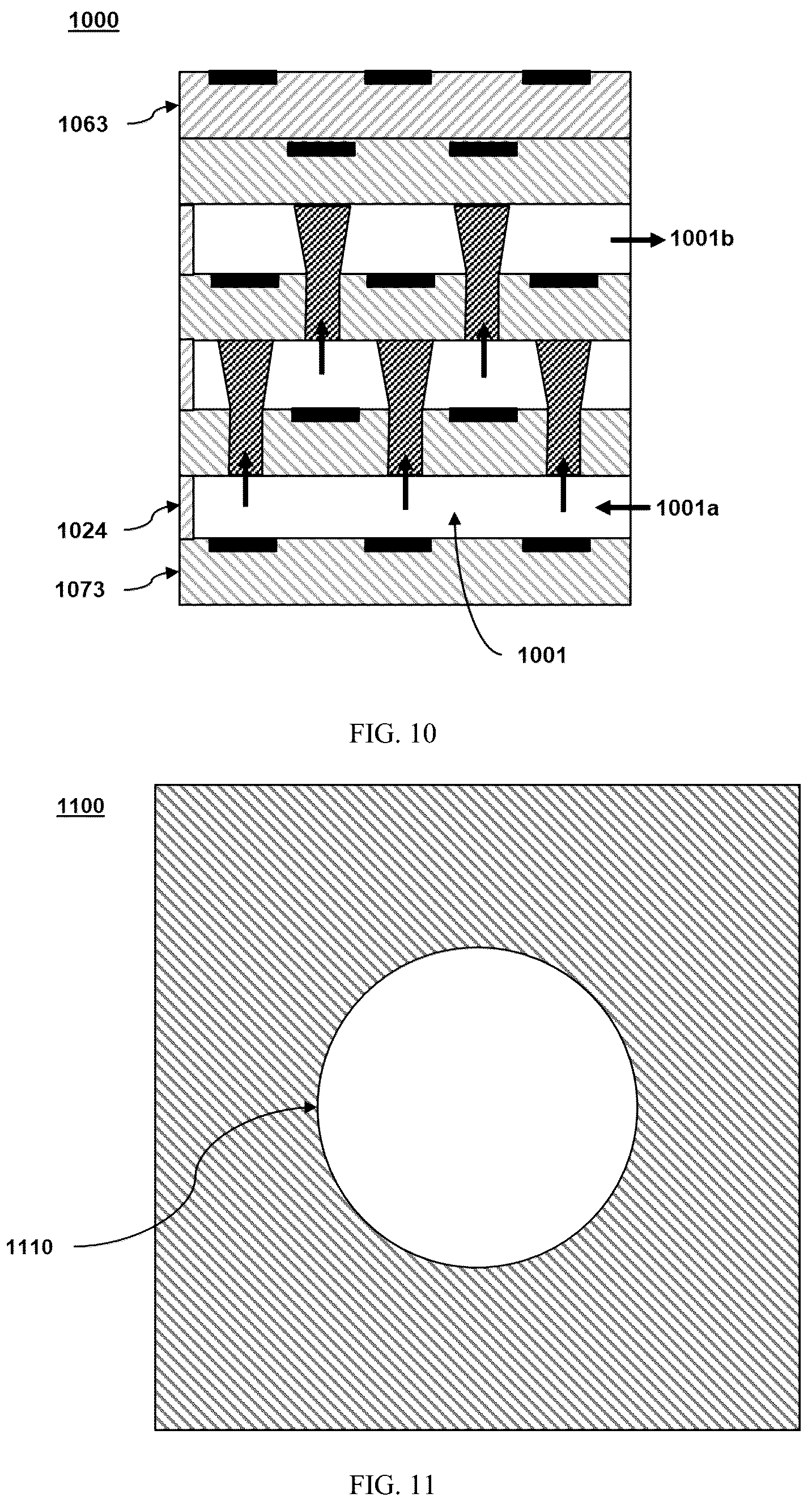 Patent US12100643 Figure 5 – Thermal management of electronics using co-located microjet nozzles and electronic elements