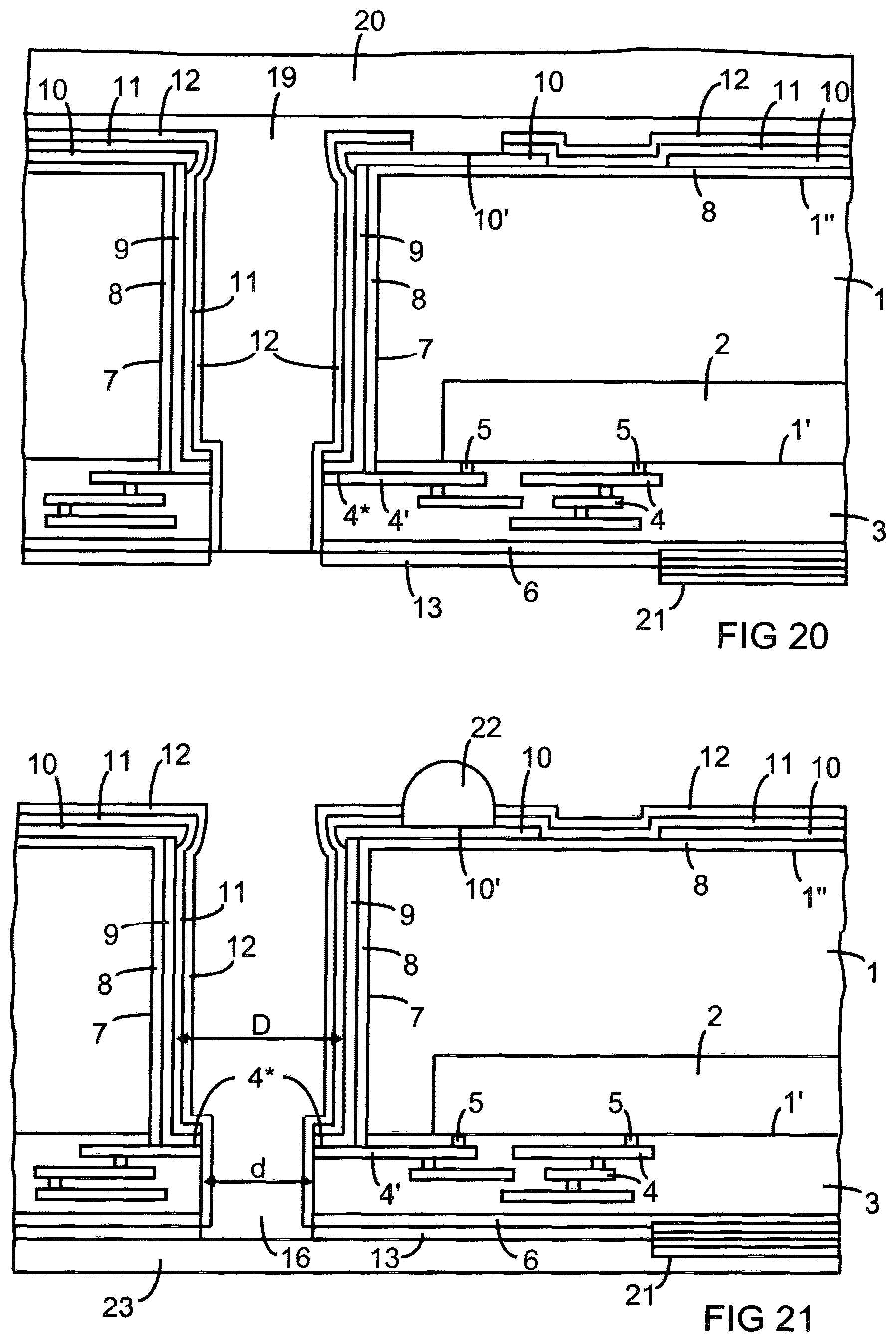 Patent US12100644 Figure 11 – Semiconductor device with through-substrate via and method of manufacturing a semiconductor device with through-substrate via