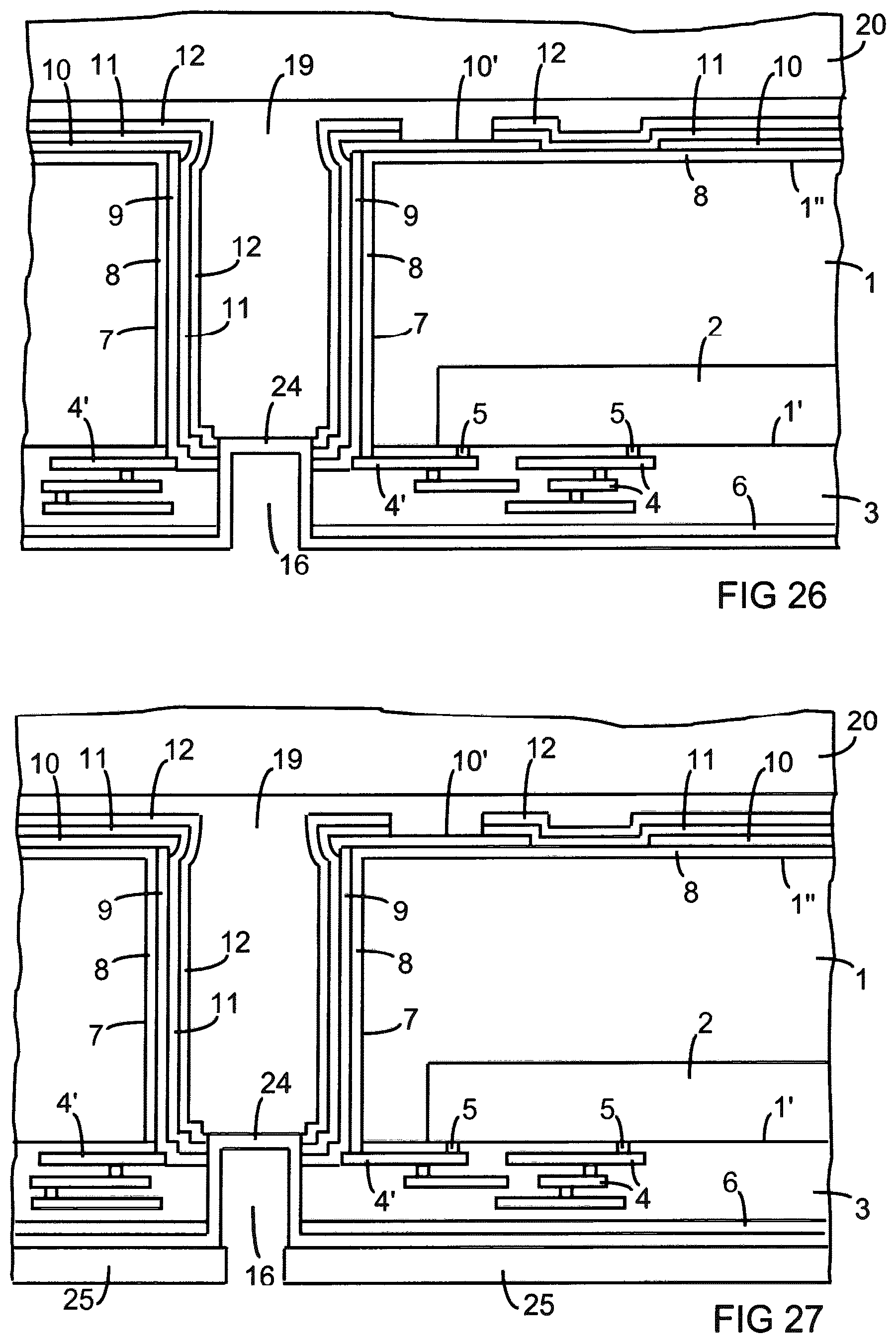 Patent US12100644 Figure 14 – Semiconductor device with through-substrate via and method of manufacturing a semiconductor device with through-substrate via