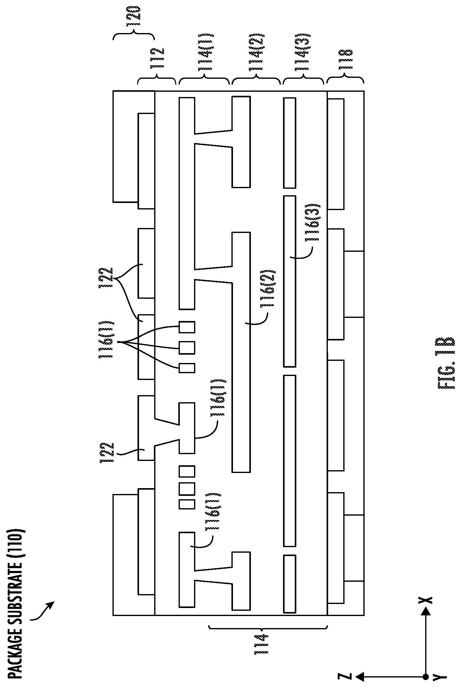 Patent US12100645 Figure 2 – Integrated circuit (IC) package employing added metal for embedded metal traces in ETS-based substrate for reduced signal path impedance, and related fabrication methods