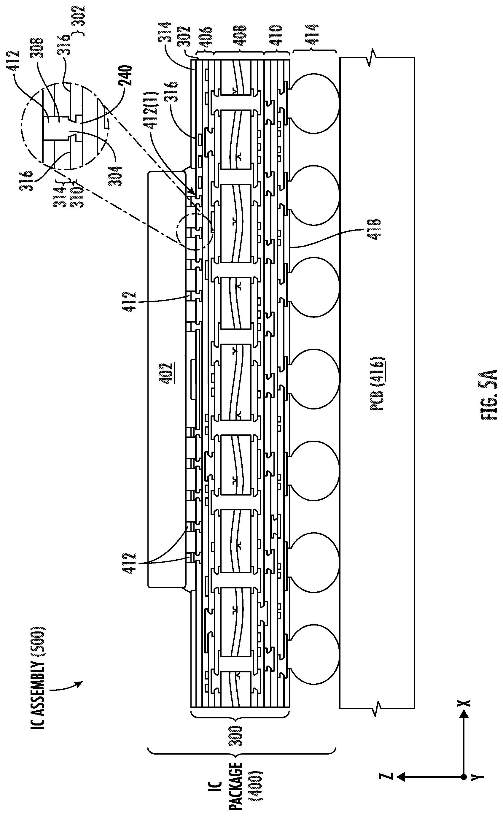 Patent US12100645 Figure 6 – Integrated circuit (IC) package employing added metal for embedded metal traces in ETS-based substrate for reduced signal path impedance, and related fabrication methods