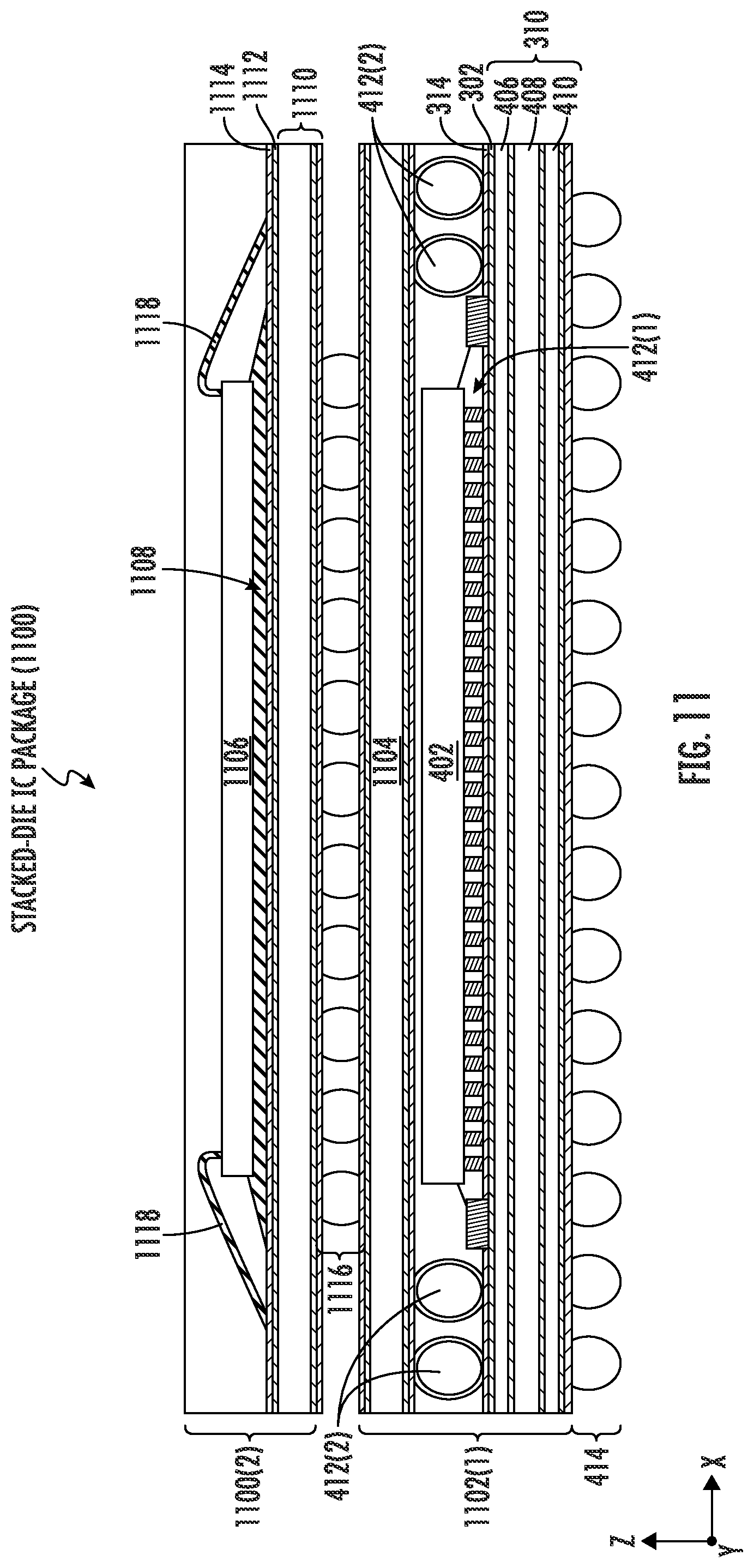 Patent US12100645 Figure 14 – Integrated circuit (IC) package employing added metal for embedded metal traces in ETS-based substrate for reduced signal path impedance, and related fabrication methods