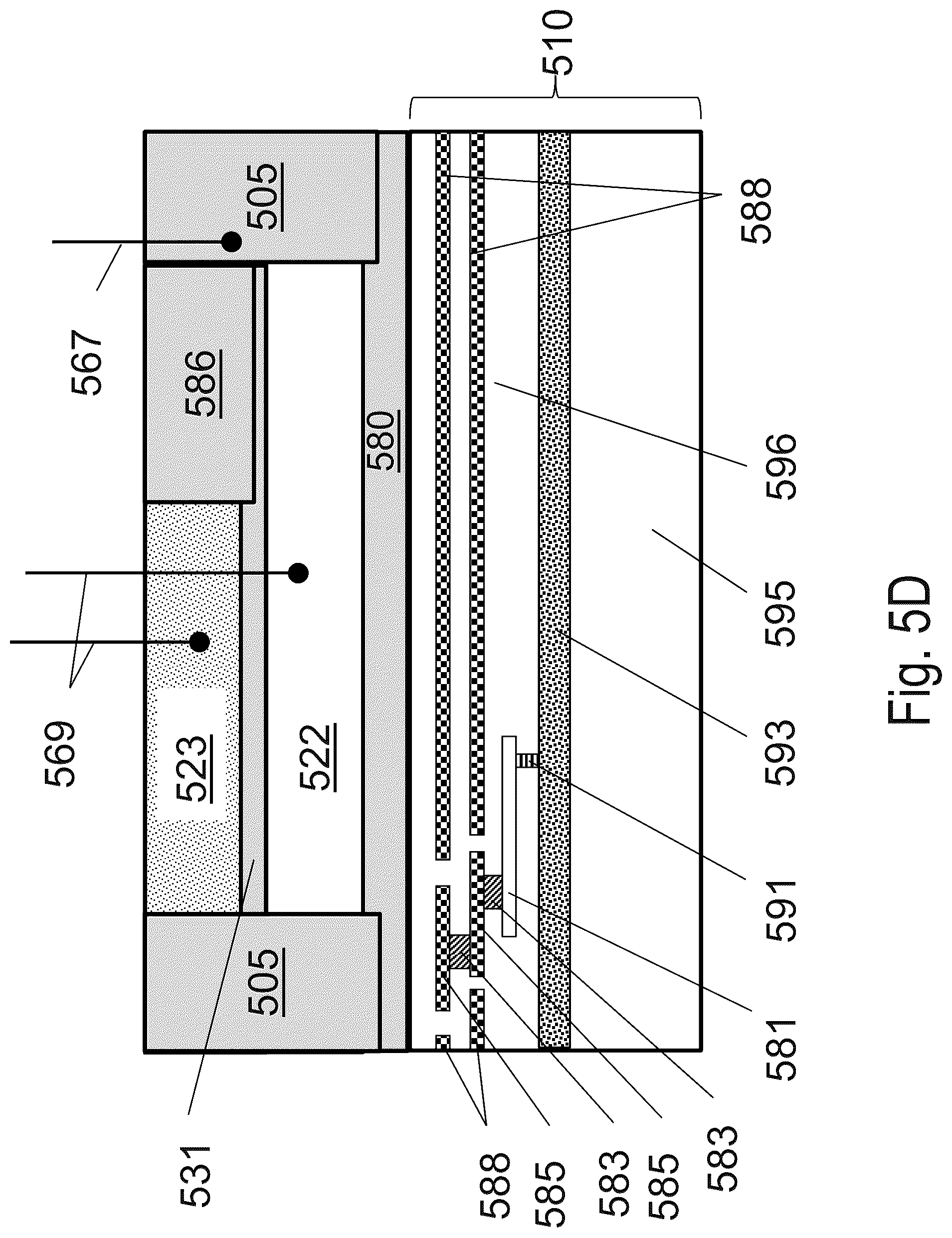Patent US12100646 Figure 8 – 3D semiconductor device and structure with metal layers