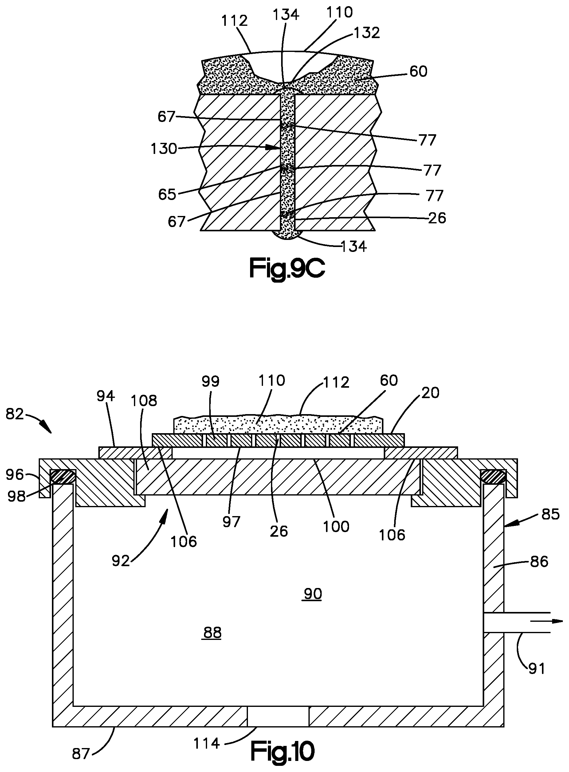 Patent US12100647 Figure 7 – Electrically conductive vias and methods for producing same