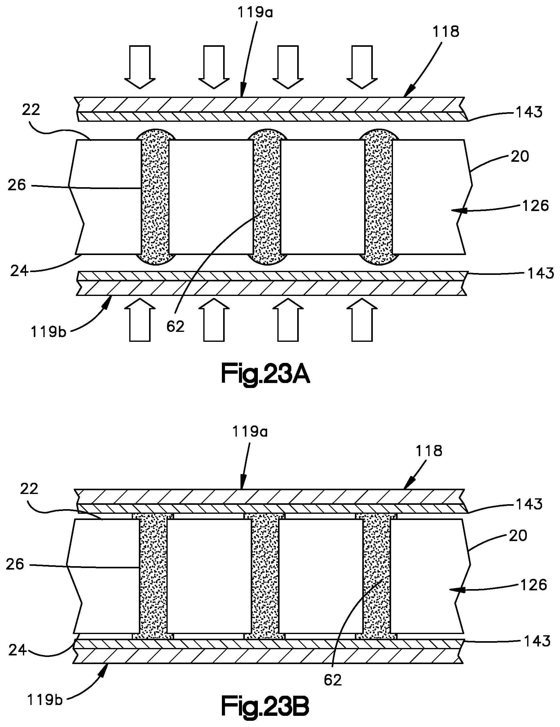 Patent US12100647 Figure 18 – Electrically conductive vias and methods for producing same