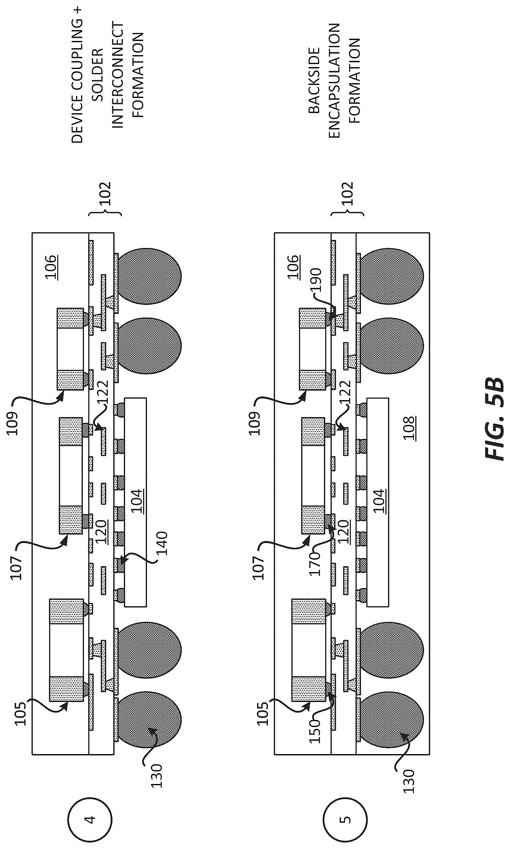 Patent US12100649 Figure 6 – Package comprising an integrated device with a back side metal layer