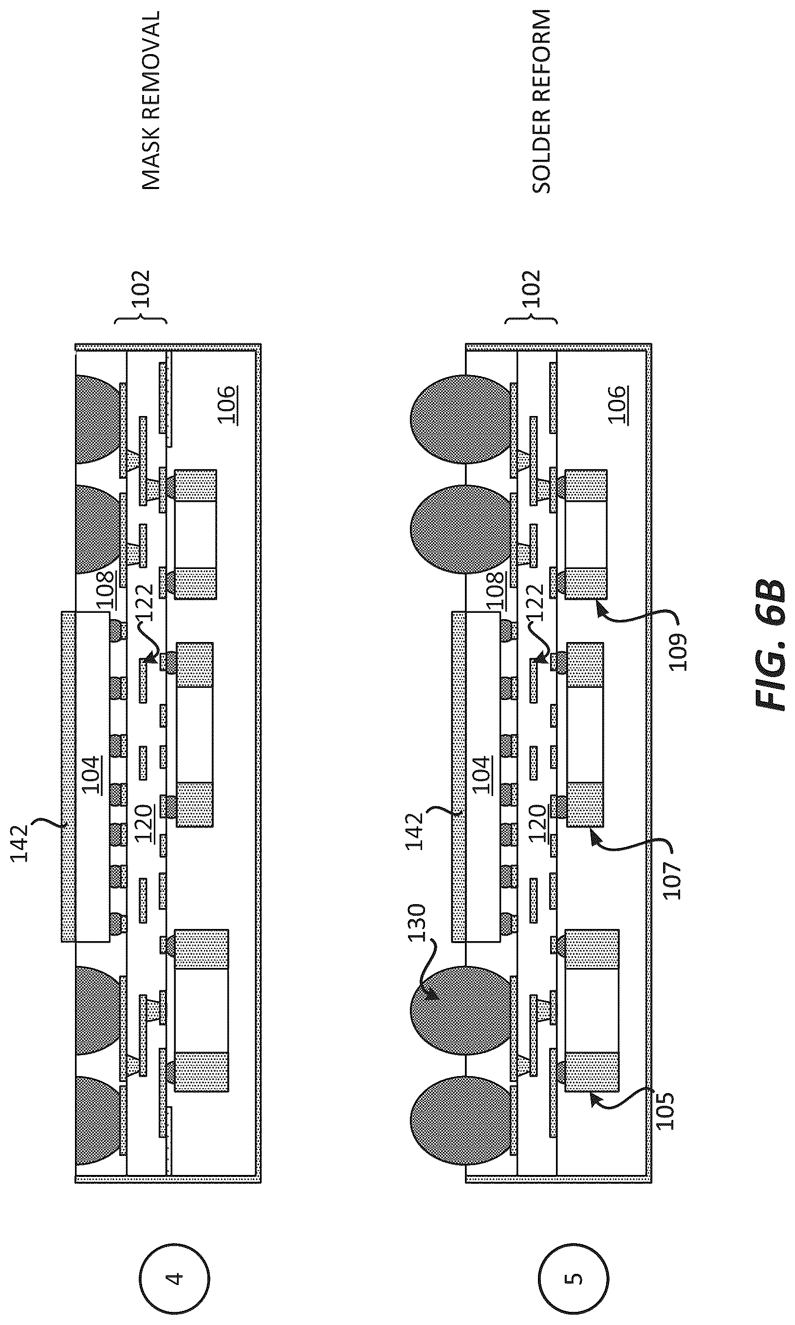 Patent US12100649 Figure 11 – Package comprising an integrated device with a back side metal layer