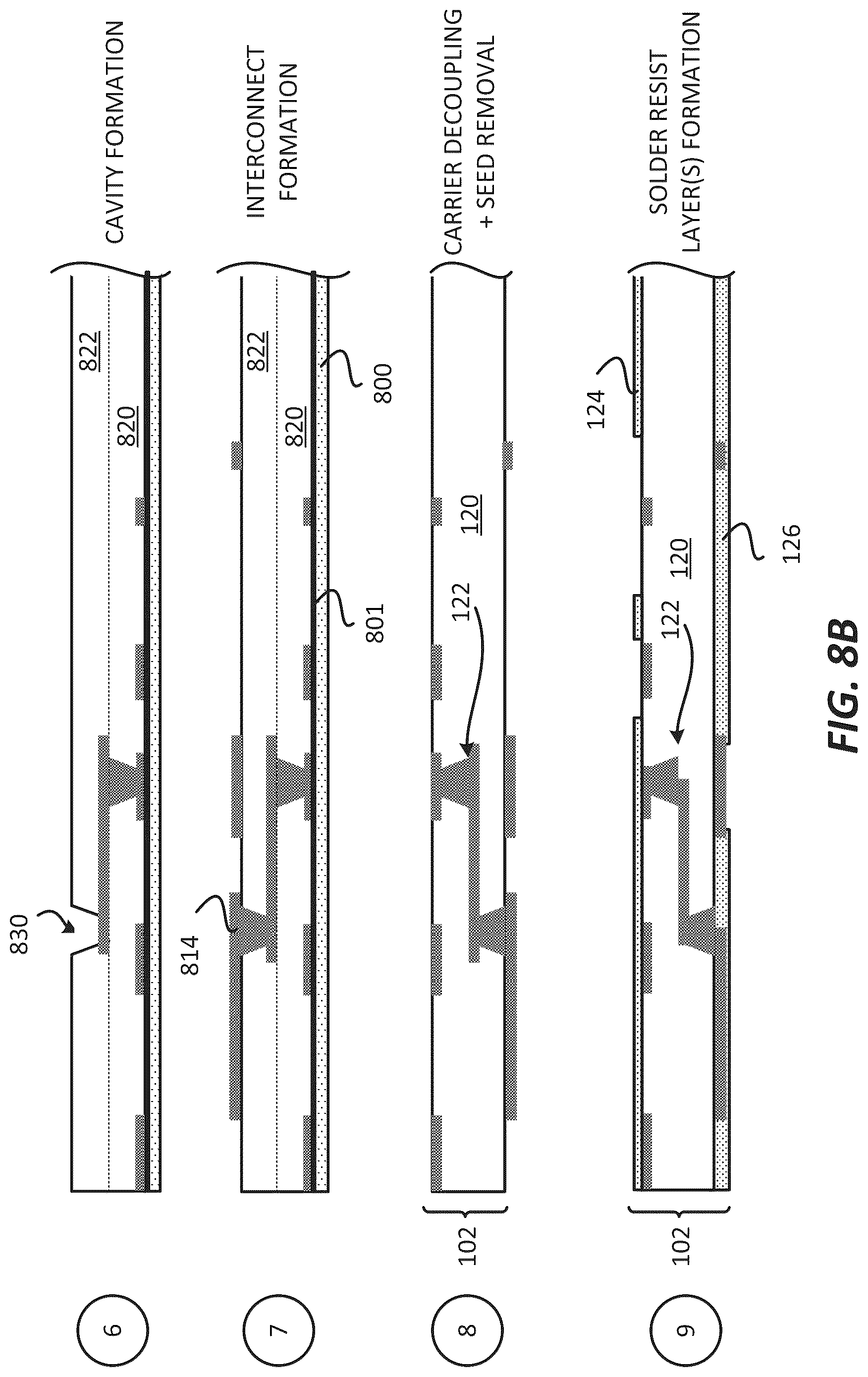 Patent US12100649 Figure 14 – Package comprising an integrated device with a back side metal layer