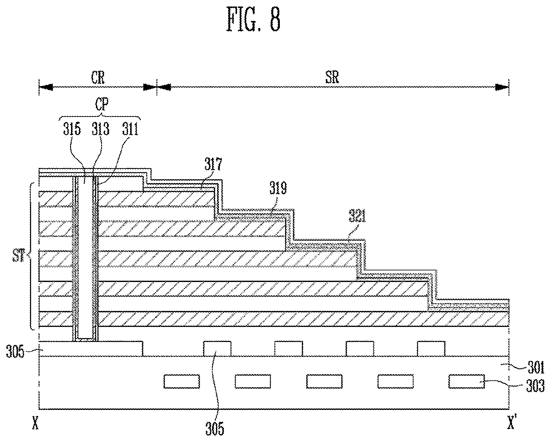 Patent US12100651 Figure 7 – Semiconductor memory device and manufacturing method thereof