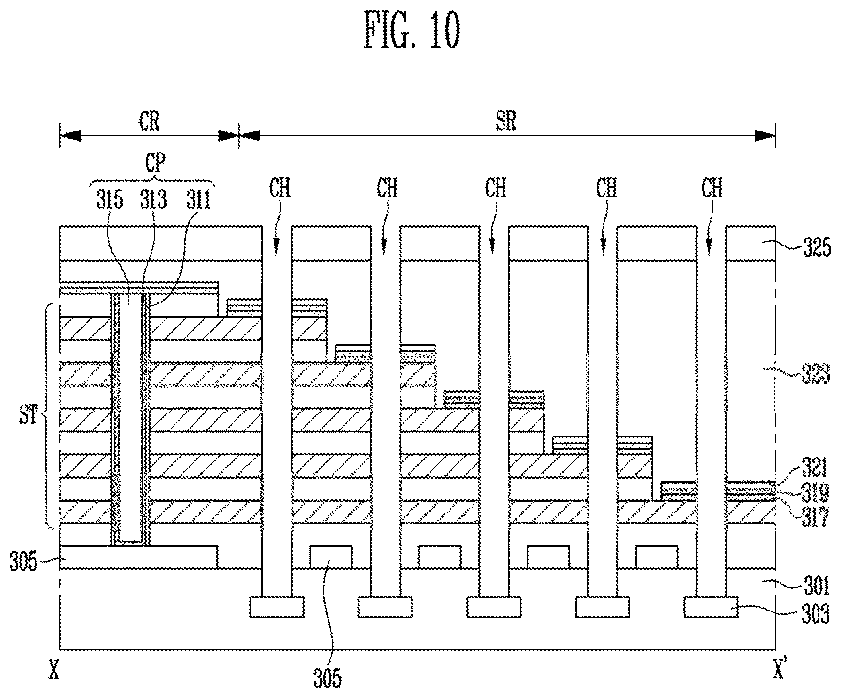 Patent US12100651 Figure 9 – Semiconductor memory device and manufacturing method thereof