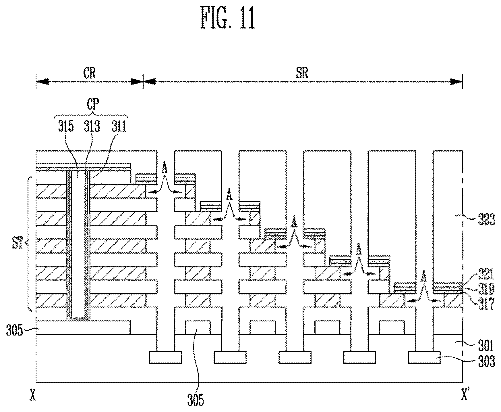 Patent US12100651 Figure 10 – Semiconductor memory device and manufacturing method thereof