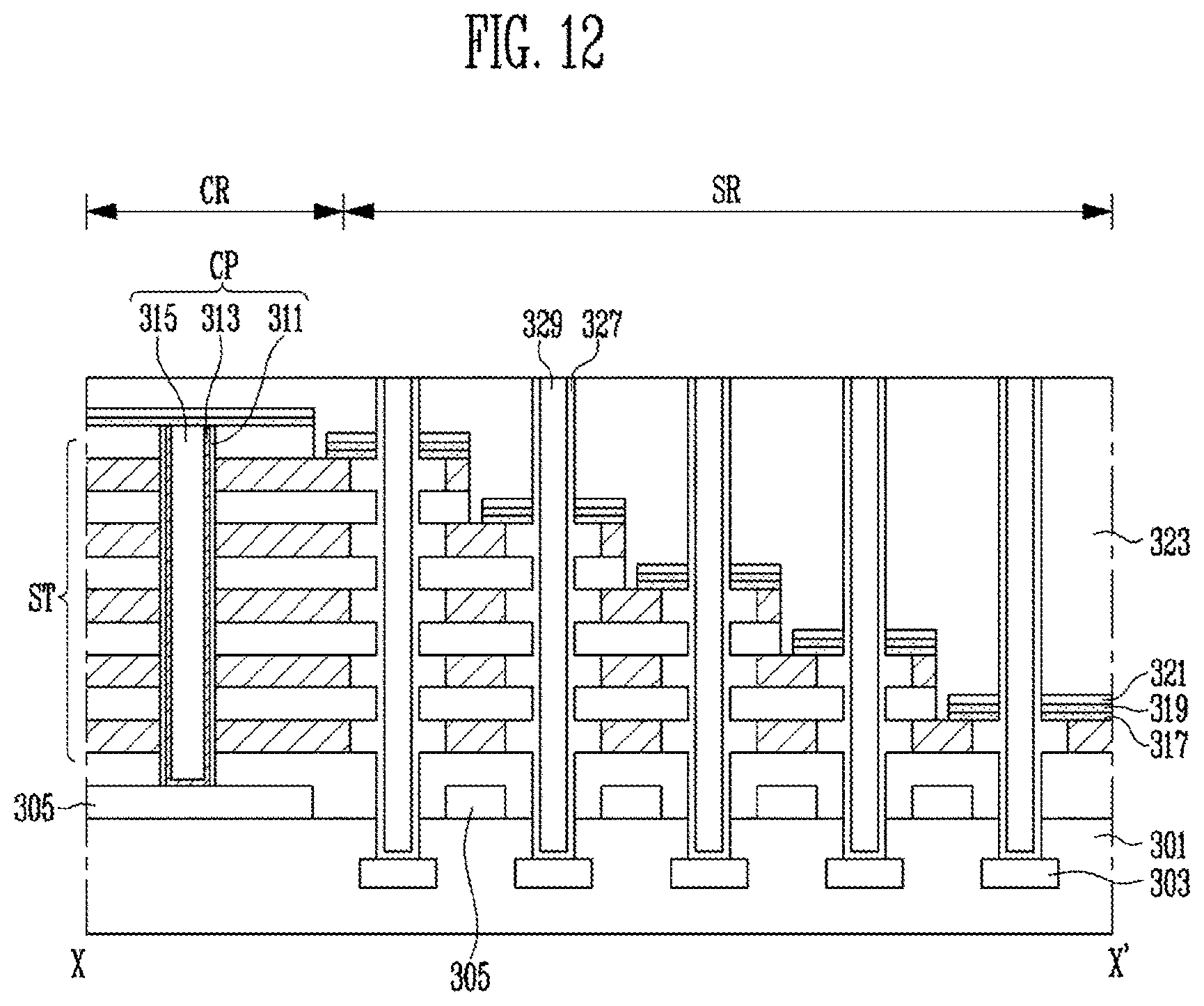 Patent US12100651 Figure 11 – Semiconductor memory device and manufacturing method thereof