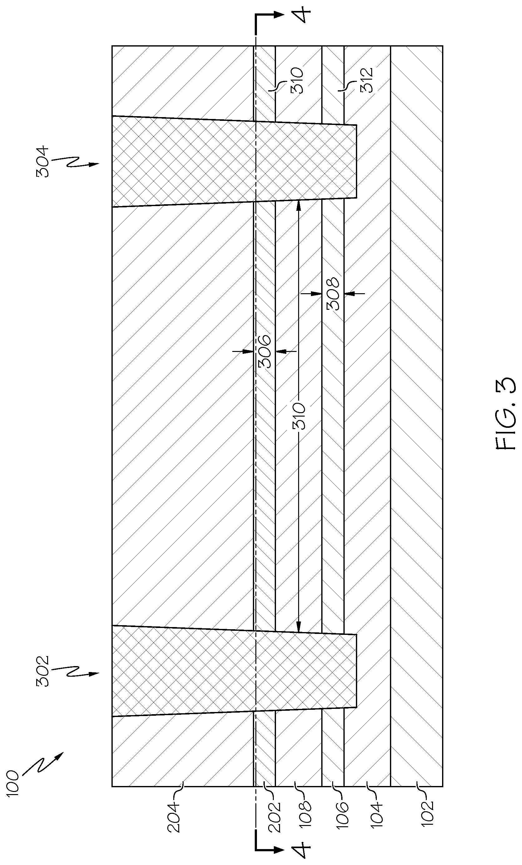 Patent US12100653 Figure 3 – Resistance tunable fuse structure formed by embedded thin metal layers