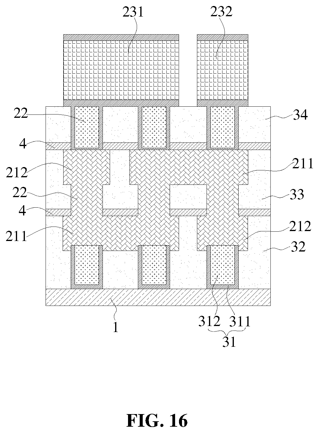 Patent US12100654 Figure 16 – Storage device, semiconductor structure and method for forming same