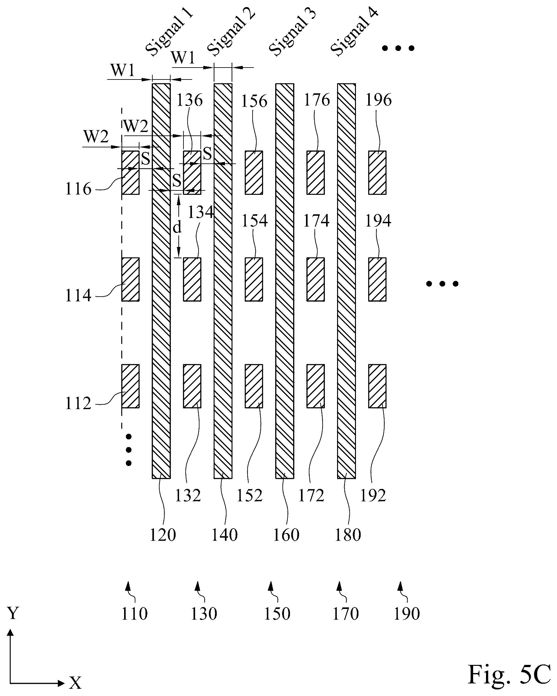 Patent US12100655 Figure 9 – Integrated circuits having signal lines formed with double patterning