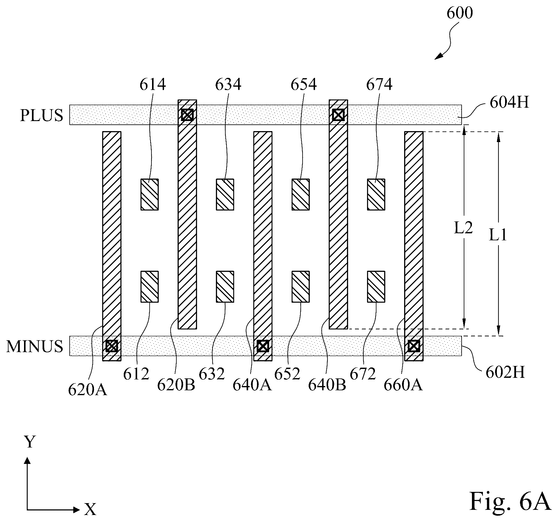 Patent US12100655 Figure 11 – Integrated circuits having signal lines formed with double patterning